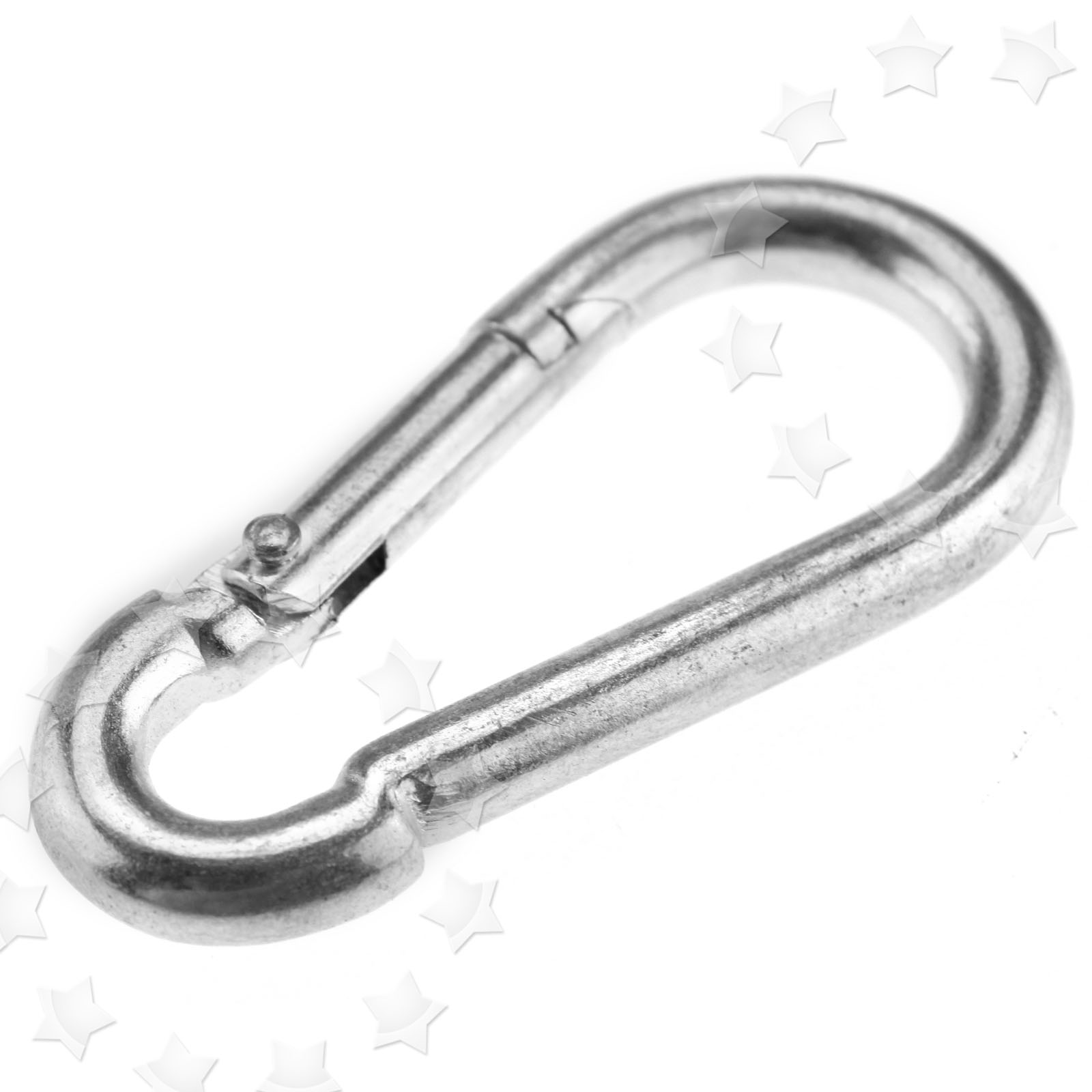 New 6 x 60mm Snap Spring Loaded Clip Hook x 10 eBay