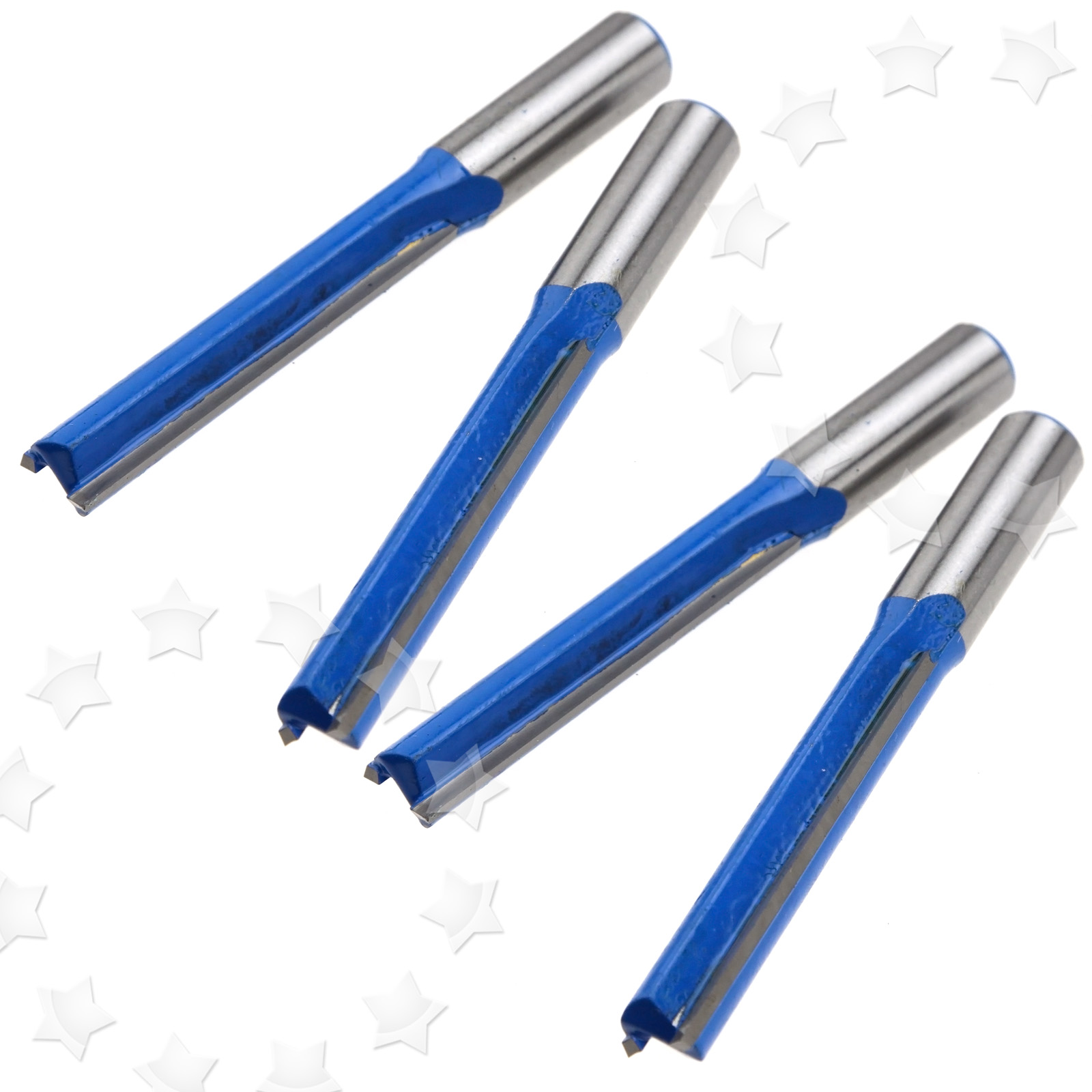 4X 1/2" Twin Flute Kitchen Worktop Router Cutter TCT Straight Bit 1/2