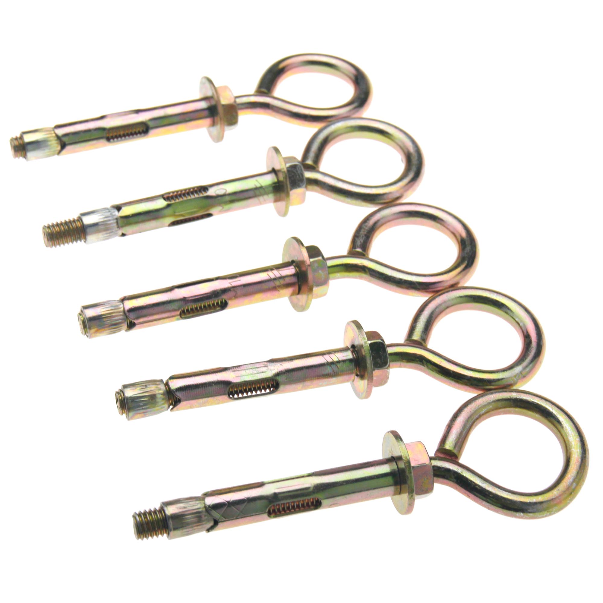 New 5PCS M6/M8 EYE BOLTS SHIELD ANCHOR EXPANDING RAWL TYPE eBay