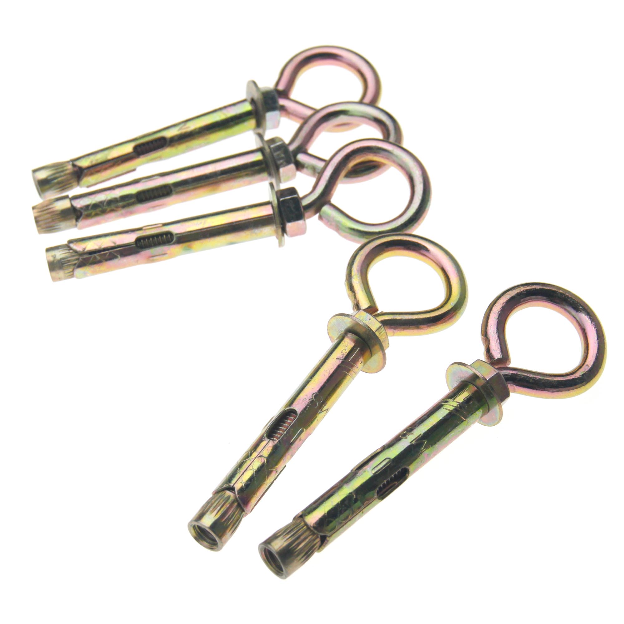 New 5PCS M6 EYE BOLTS SHIELD ANCHOR EXPANDING RAWL TYPE eBay