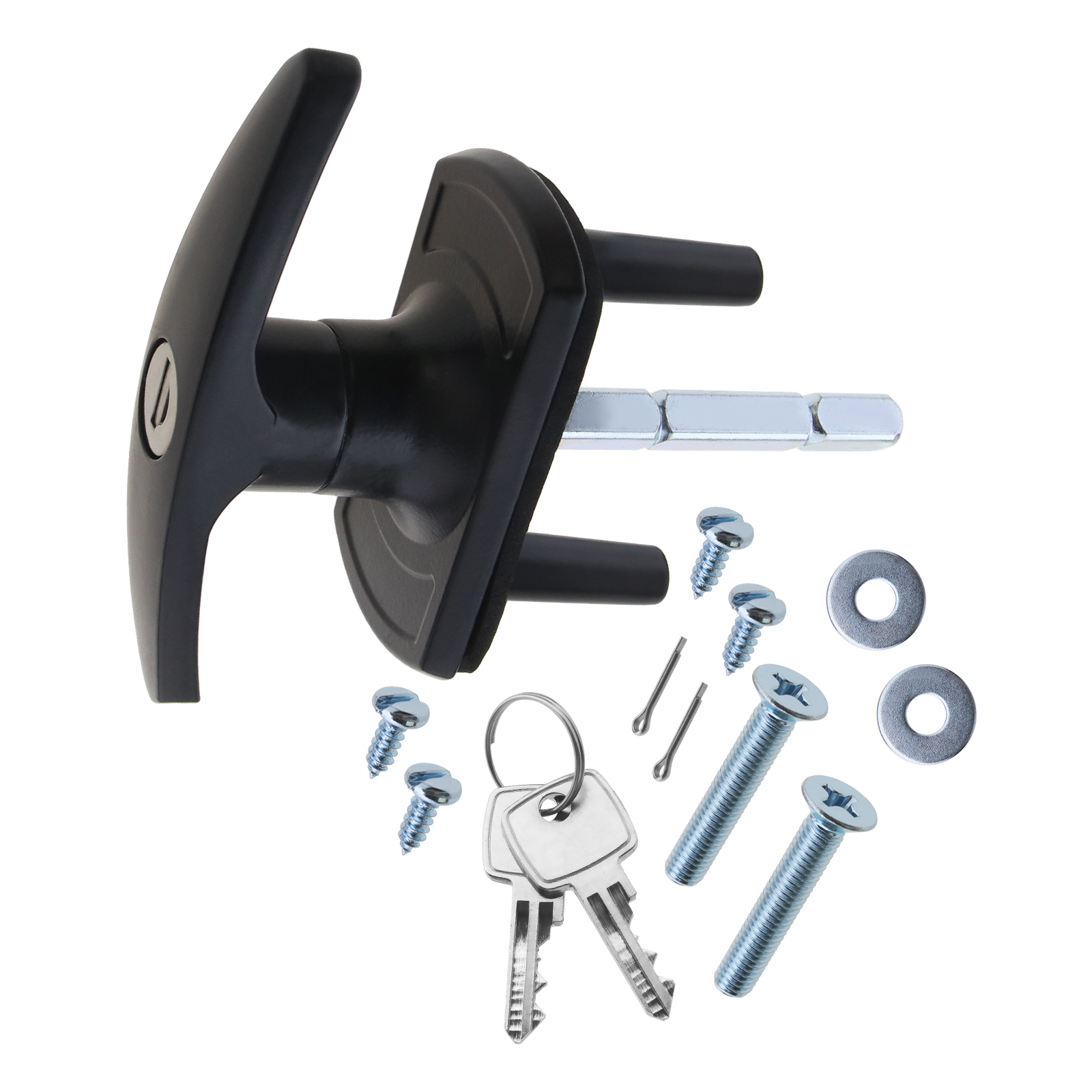 Latest Garage Door Handle Lock Black with Modern Design