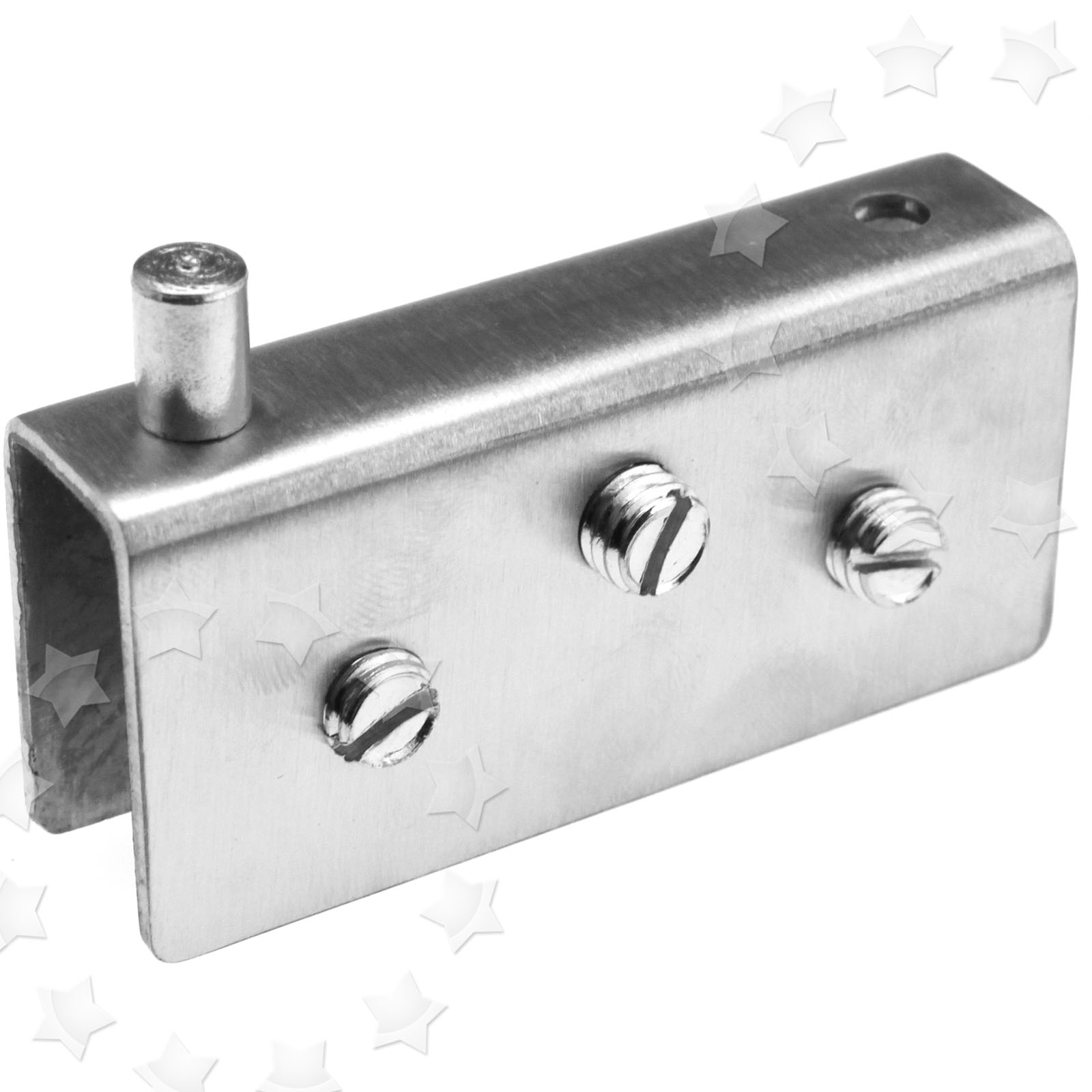 2pcs Stainless Steel Glass Door Pivot Hinge Set For 12mm Glass Door eBay