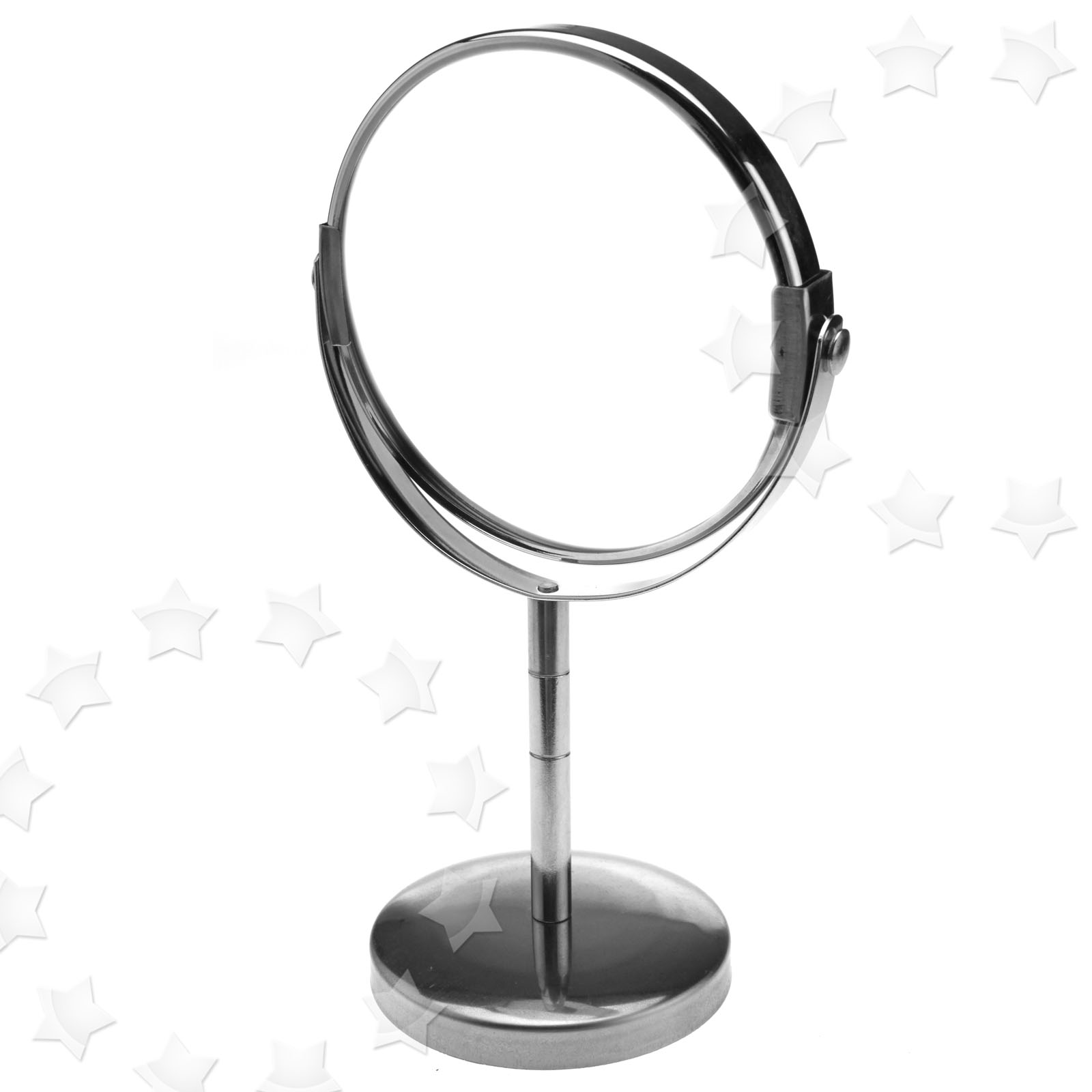3x Magnifying Stand Mirror Dual Sided Round Makeup Standing Mirror