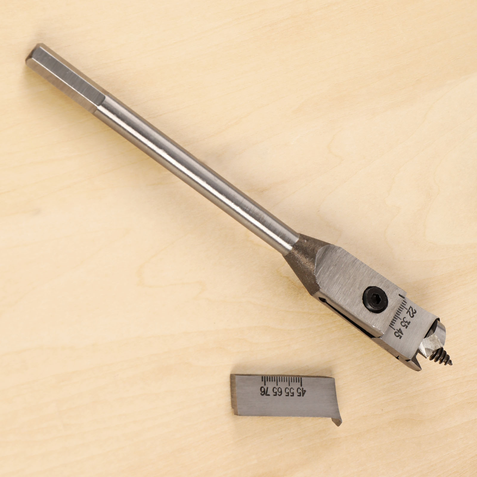 Expansive Flat Woodworking Boring Drill Bit 2276mm Adjustable Spade