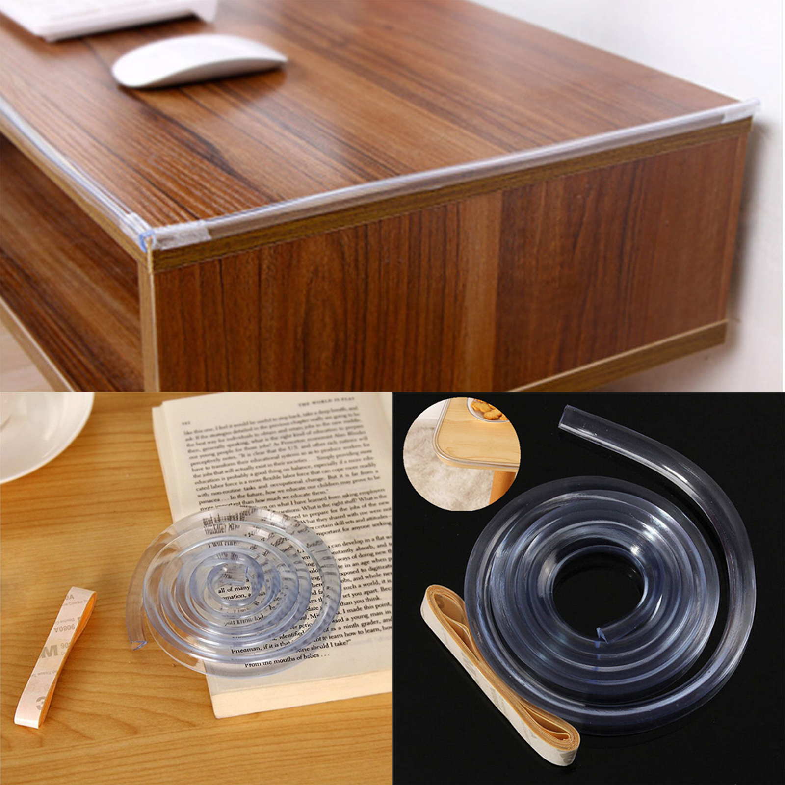 1m Soft Table Edge Strip Corner Cushion Protectors Guard Protect Babies Children