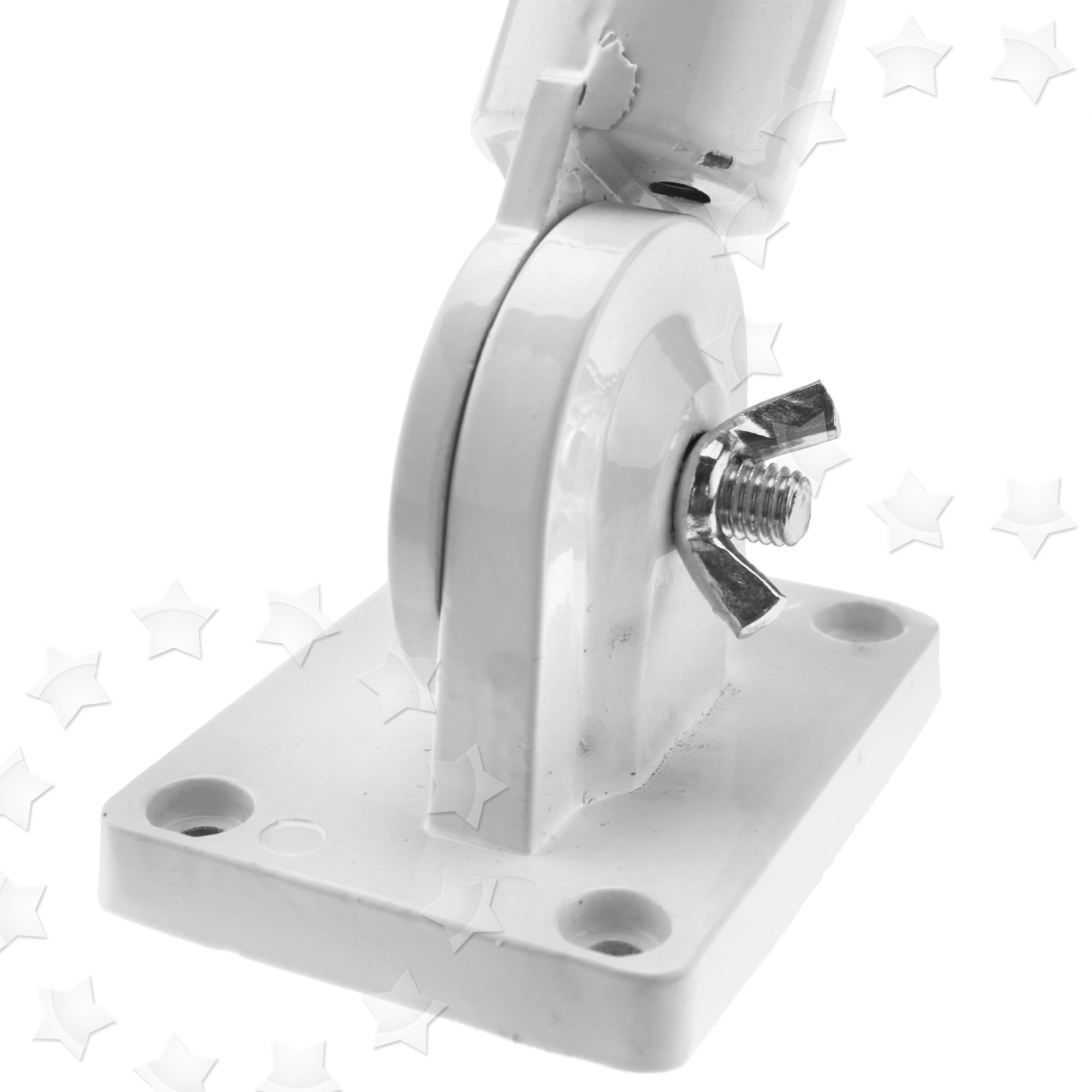 2 x Adjustable Wall Mount Flag Pole Holder Bracket For Flags 30mm