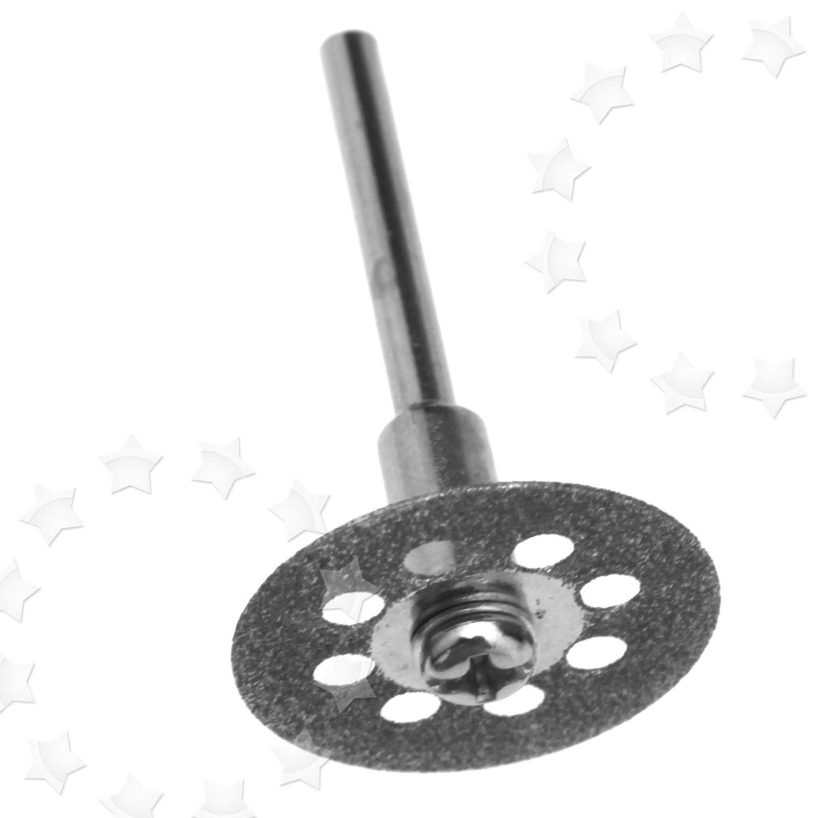 5 x 22mm Cut Off Blades Glass Metal Diamond Rotary w/Mandrel Mini