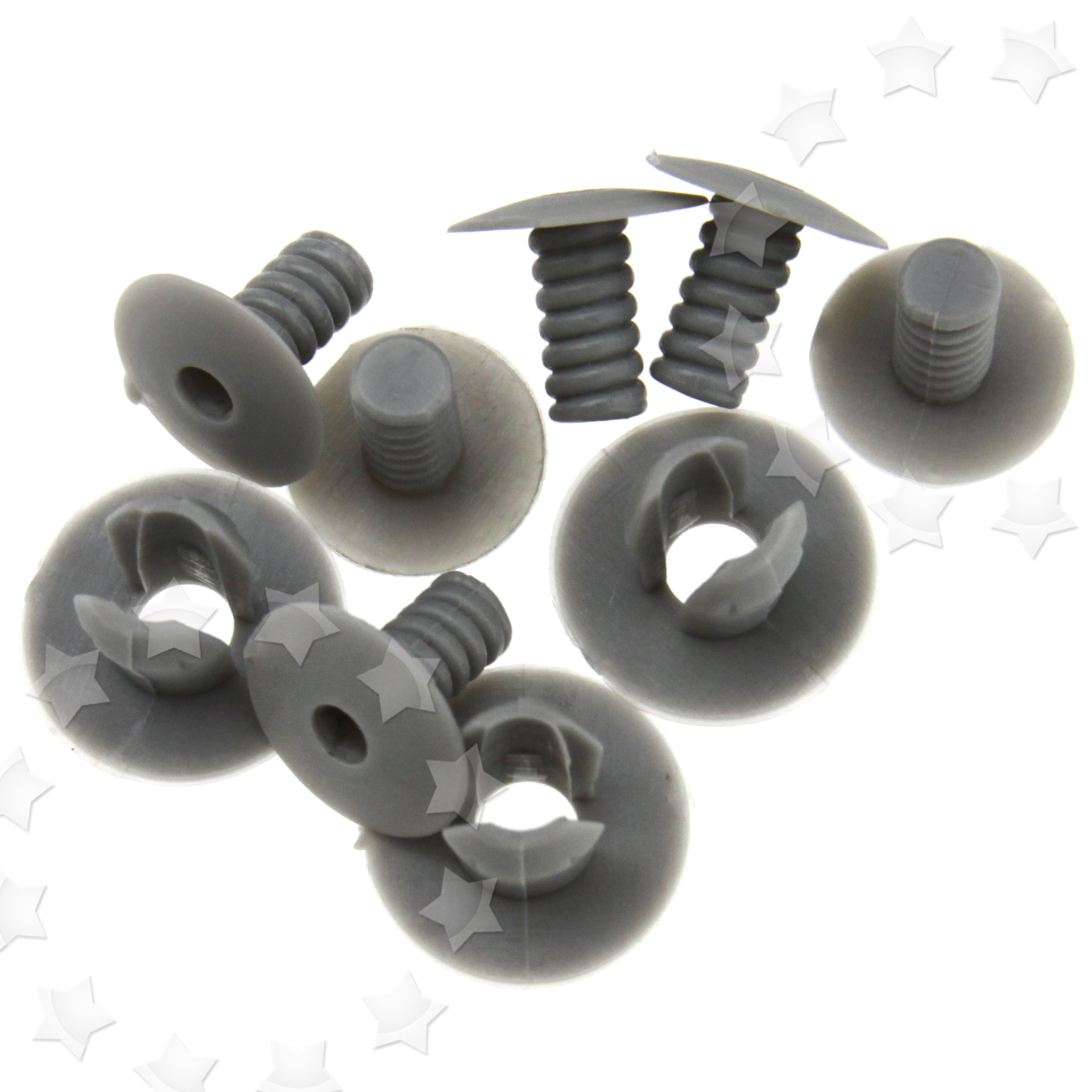 100 Clips De Fixation Pour Revêtement Intérieur VW Transporter T4 T5 - Référence 701867299