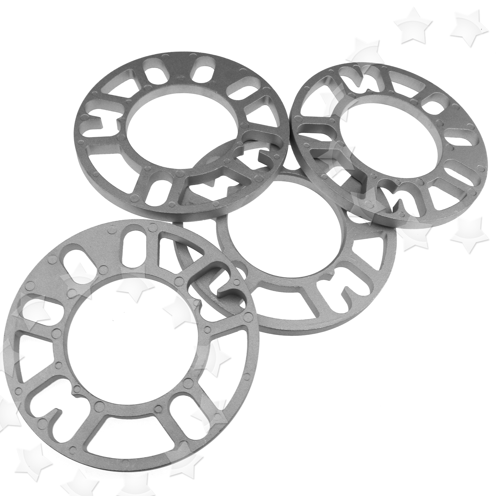 4 X 10MM ALLOY WHEEL SPACERS SHIMS SPACER CAR UNIVERSAL 4/5 STUD FIT eBay