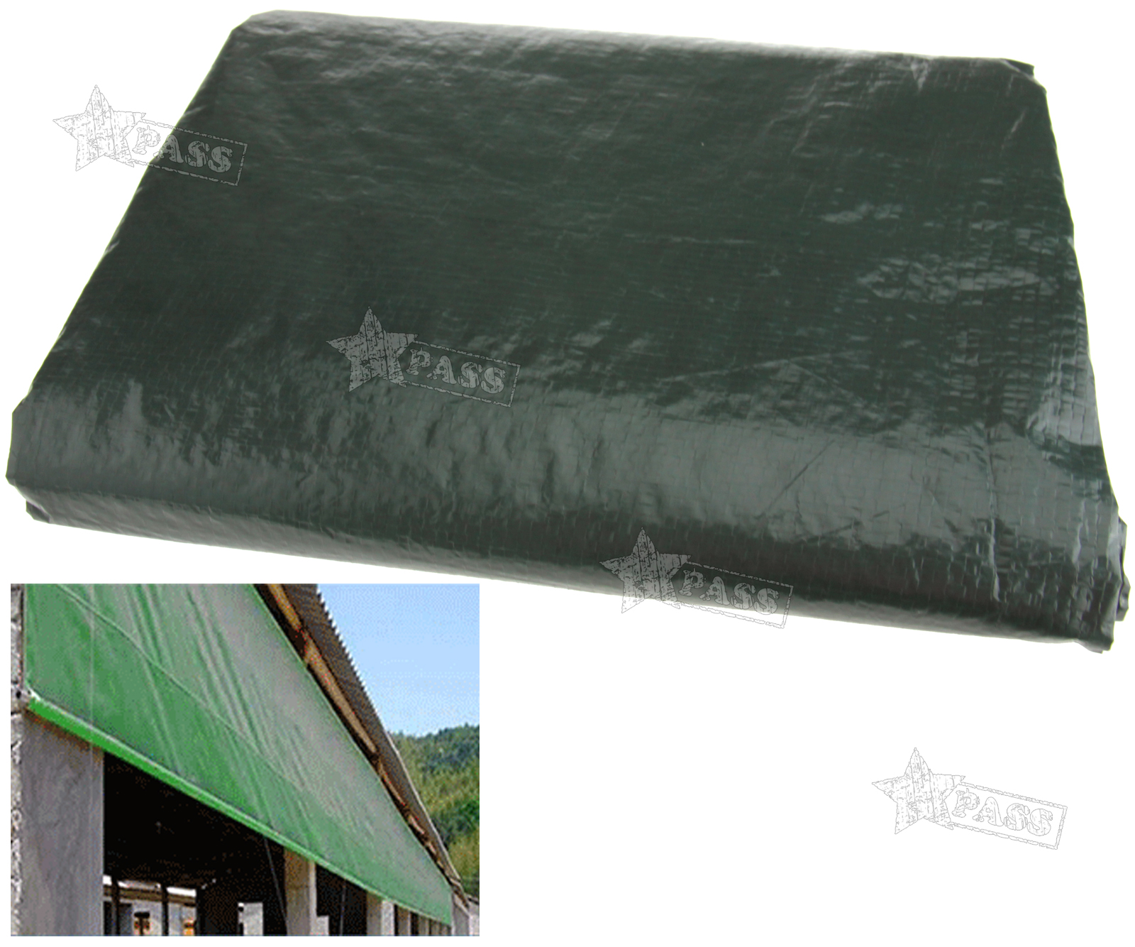 HEAVY DUTY TARPAULIN TARP LIGHTWEIGHT WATERPROOF GROUND COVER SHEET