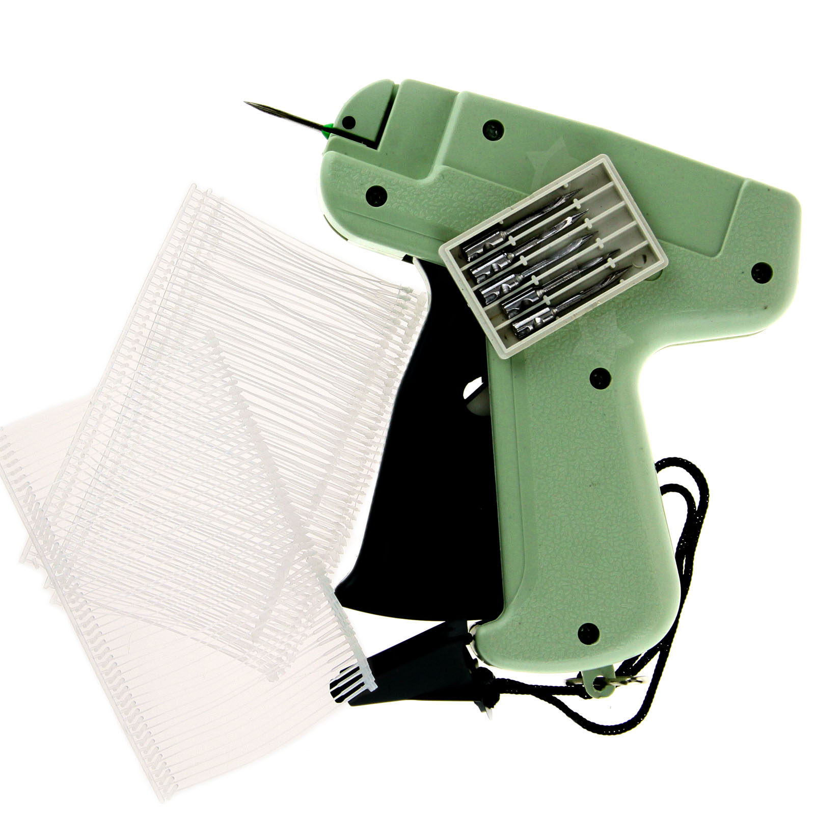 Clothes Tagging Gun +5 Steel Needle +1000 Kimble Tag Label Barb Set eBay