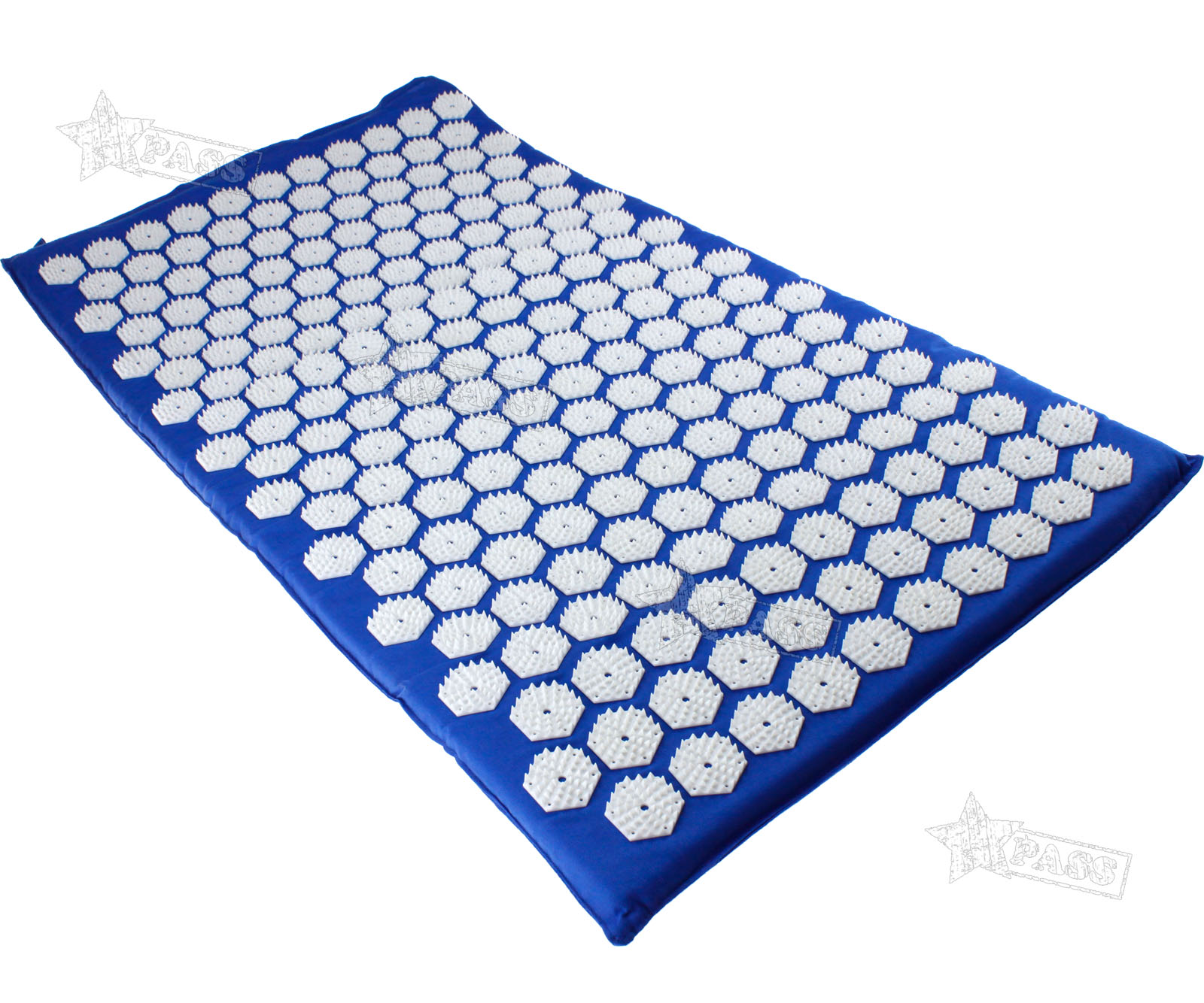 Energy Regain Nail Massage Shakti Yoga Acupressure Mat (Black Blue