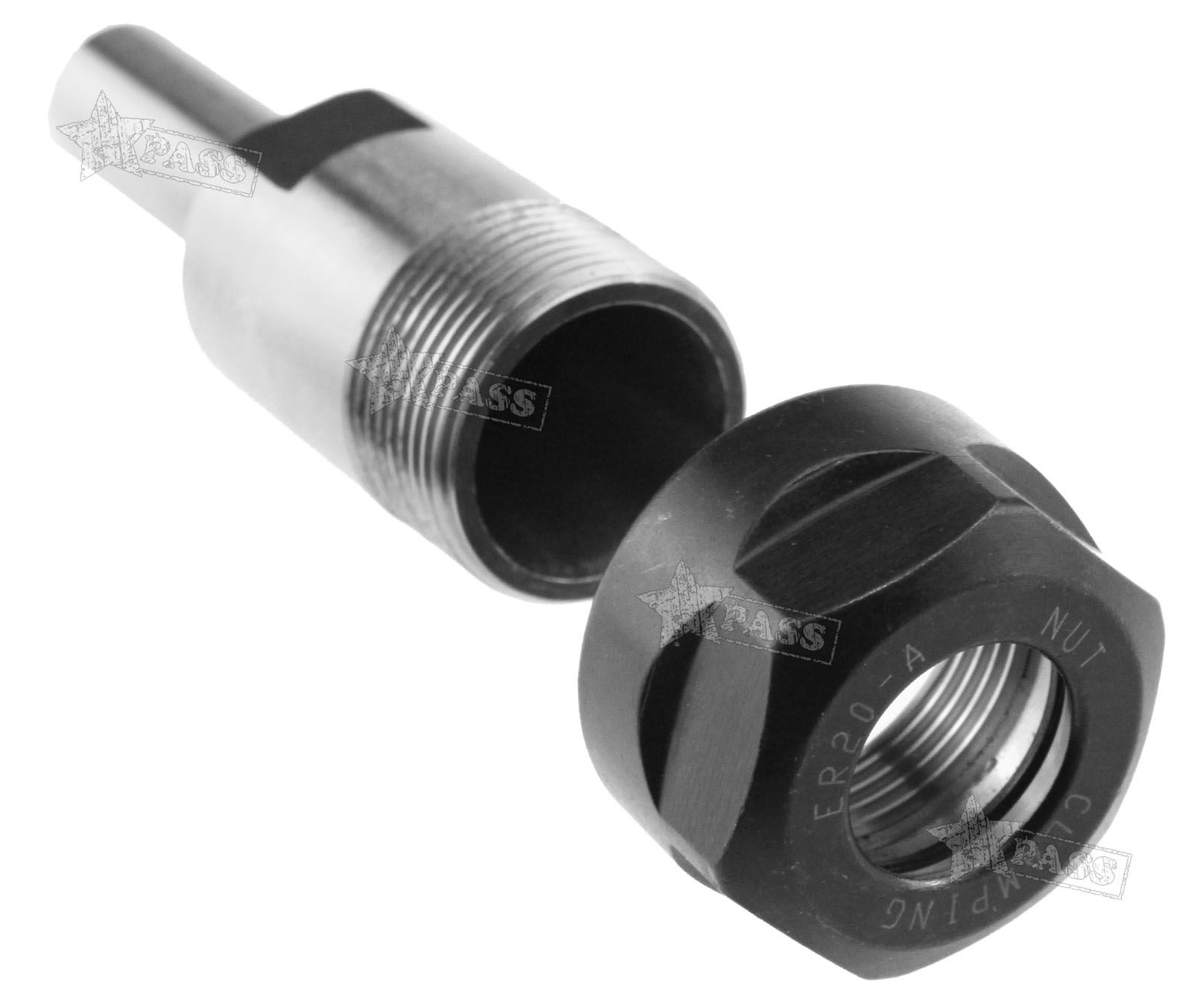 Standard ER20 1/2" Routers Collet Extension Kit eBay