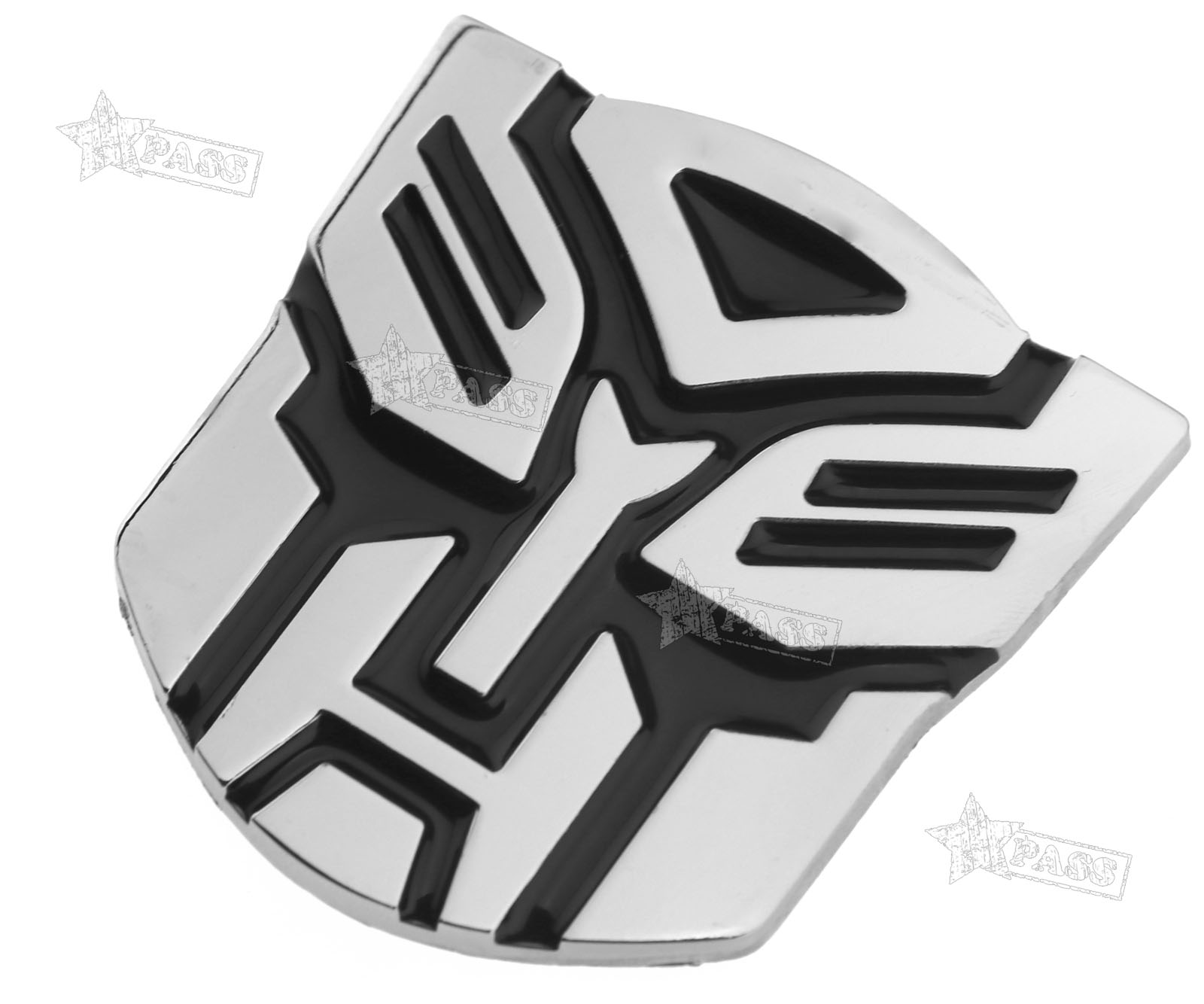 TRANSFORMERS CAR BADGE AUTOBOT 3D CHROME STICKER EMBLEM DECAL LOGO eBay
