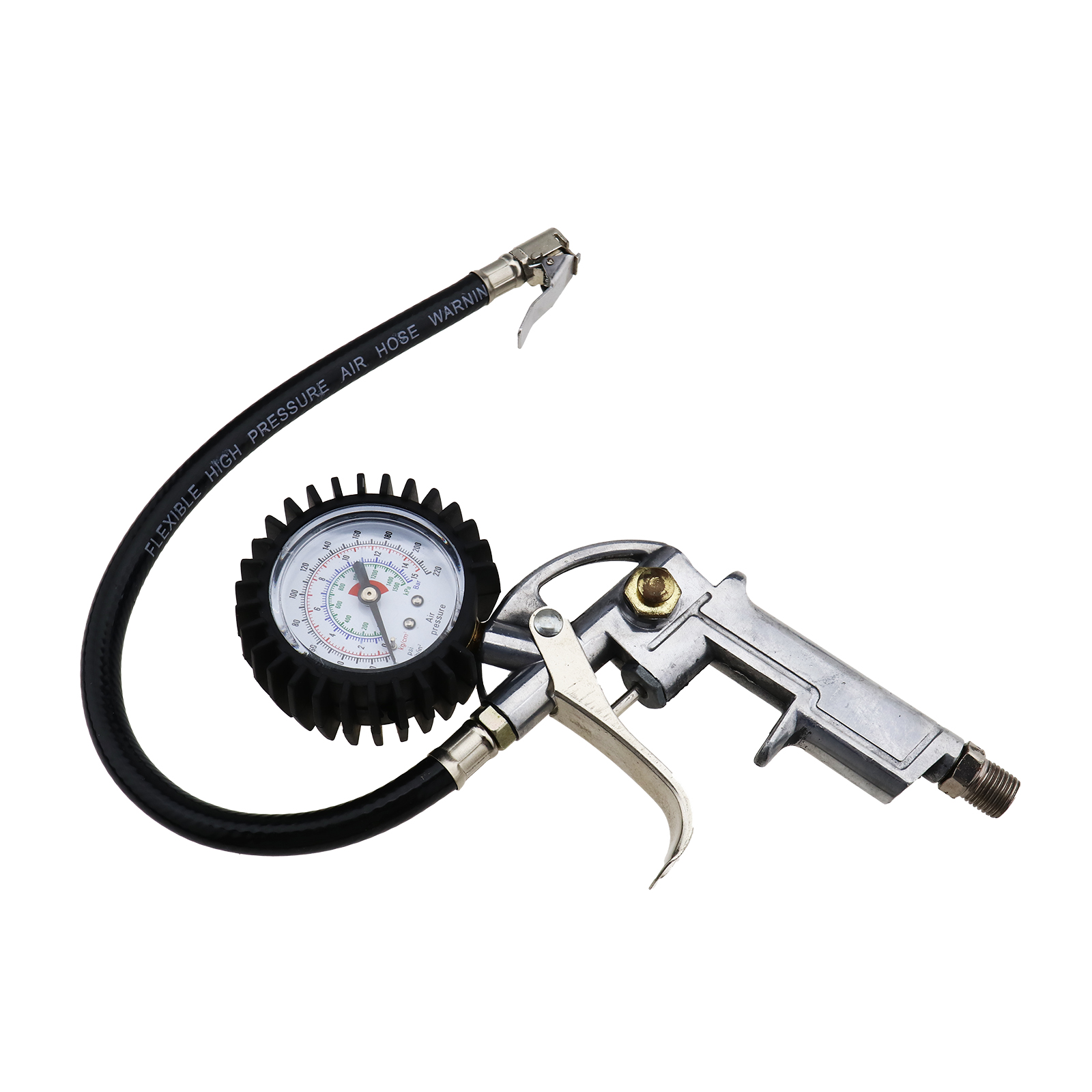 220PSI Air Tyre BSP 1/4 Meter Inflator Pressure Gun Gauge Compressor