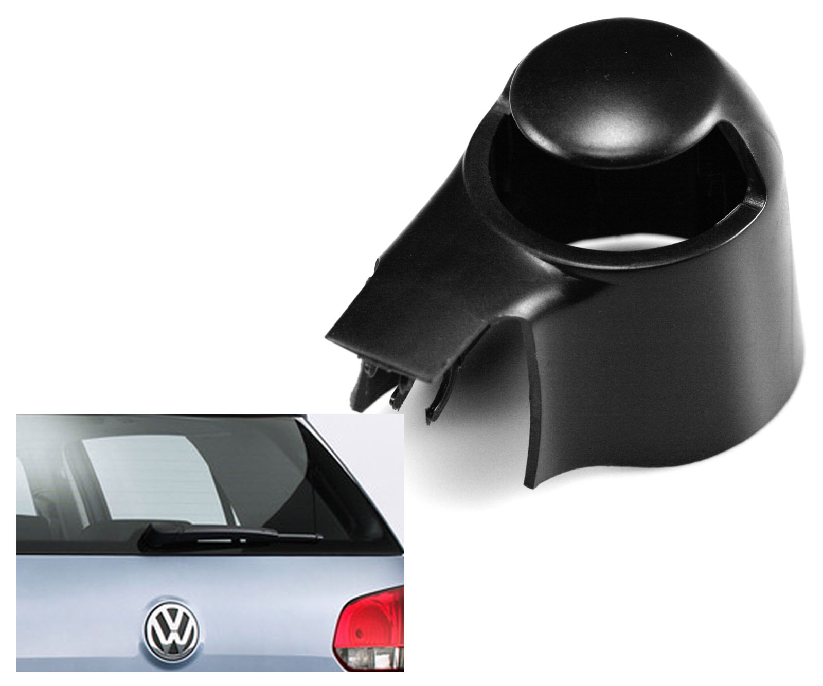 Rear Wiper Window Washer Arm Cover Cap Fit For VW MK5 Caddy Golf Passat