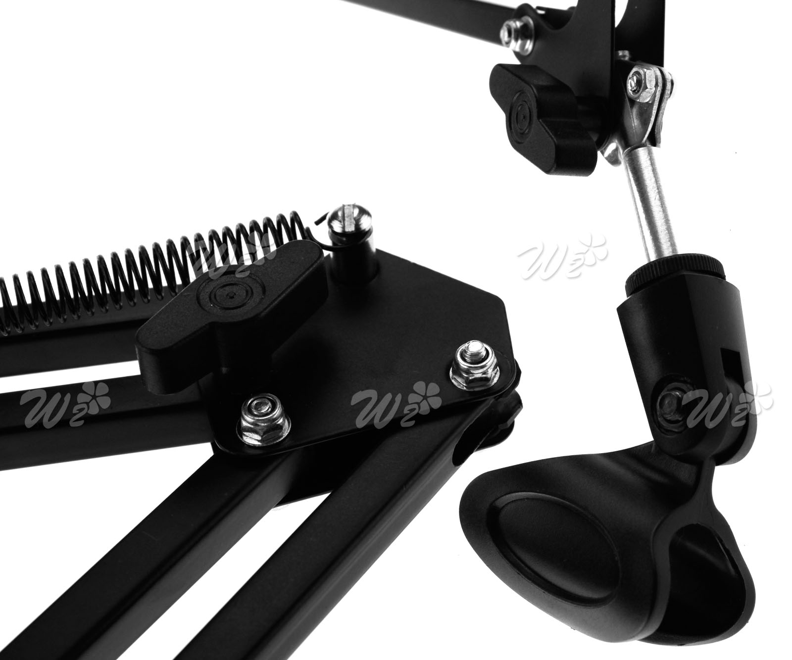 Pro Broadcast Studio Microphone Suspension Stand +XLR Mic Lead +Shock