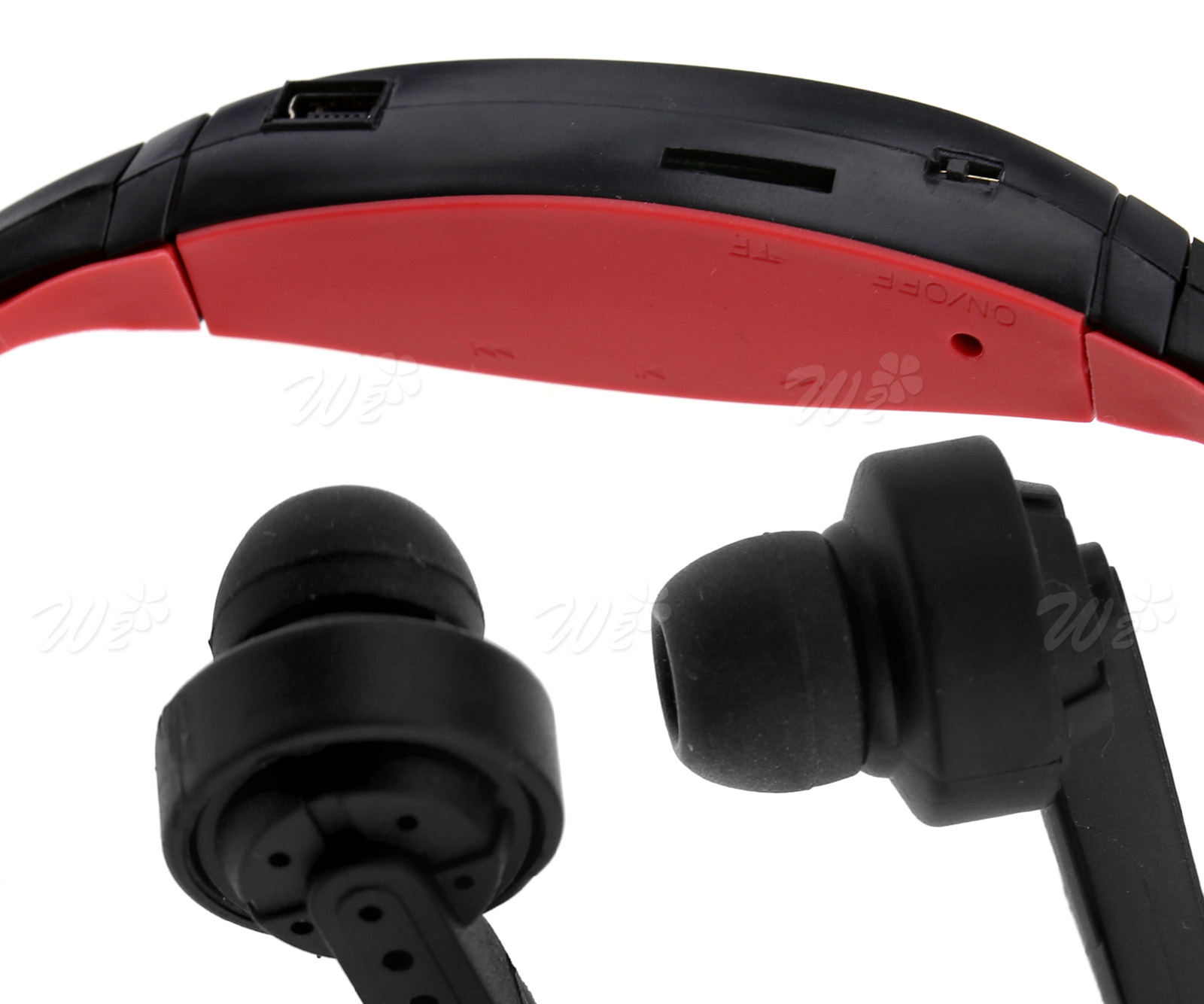 Headphones sd card slot