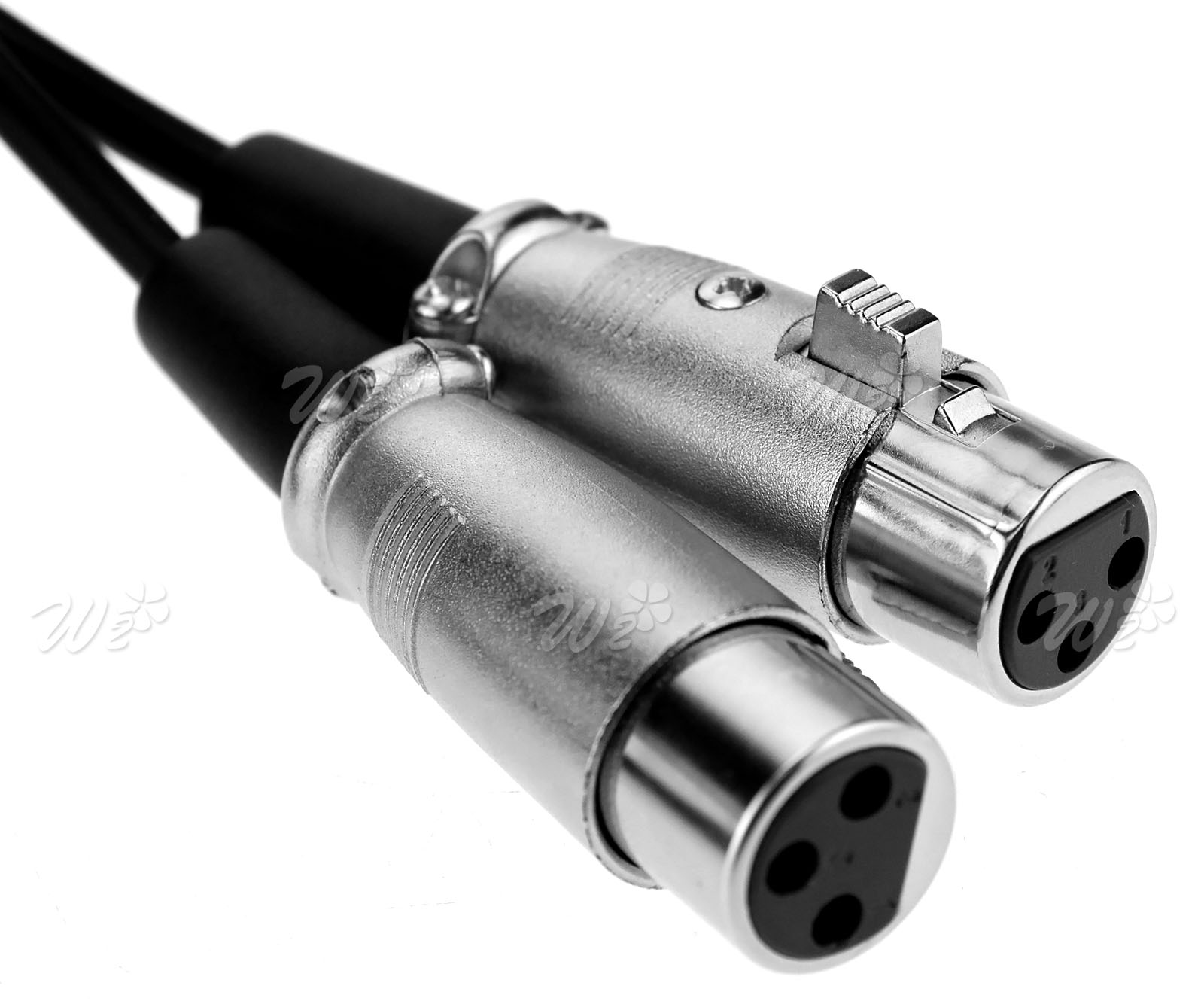Xlr Female Socket To 2 X Rca Phono Plugs Cable Rca To Xlr