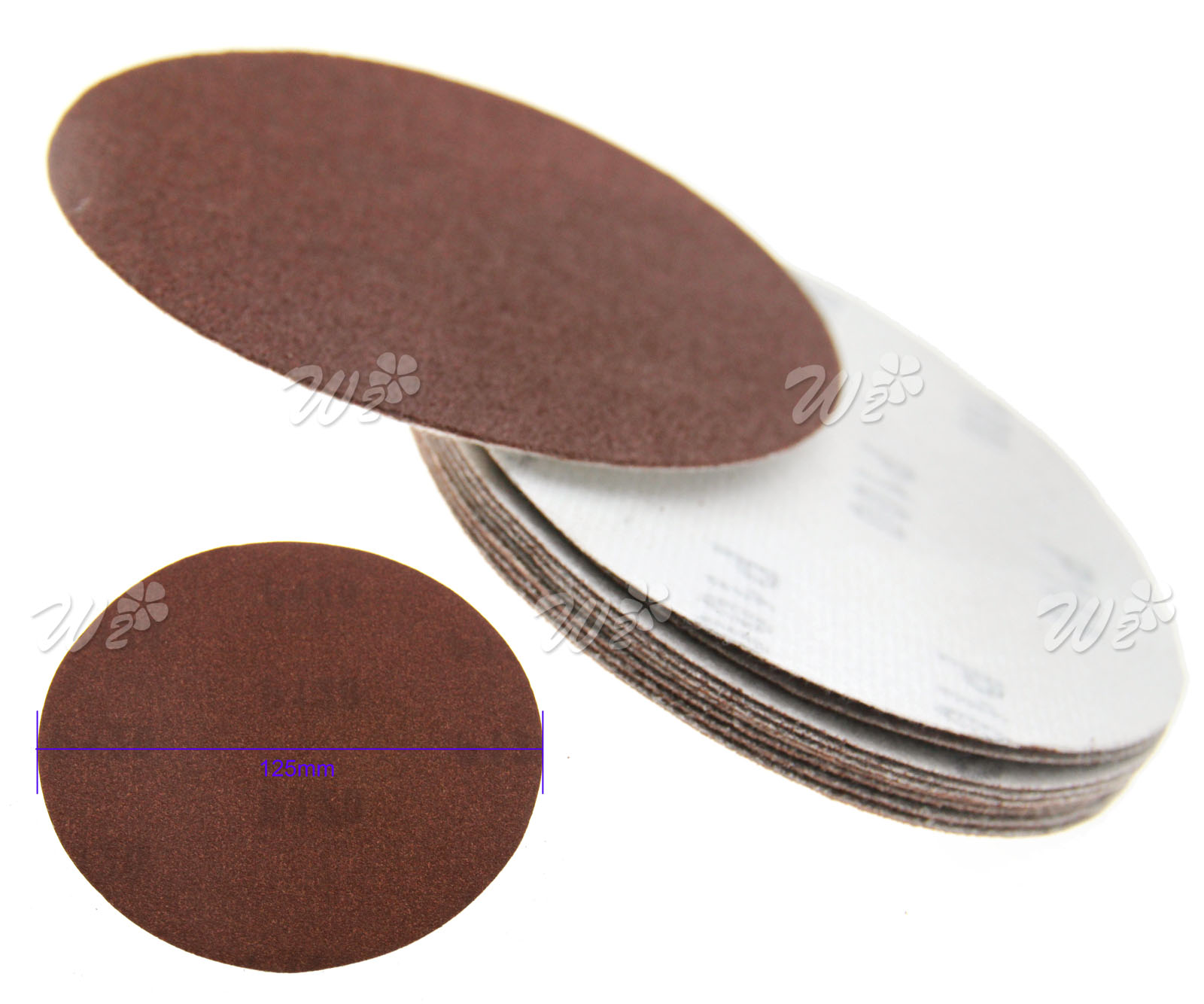 50 PCS Self Adhesive Mixed Grit Sanding Sandpaper Discs Multi Grit eBay