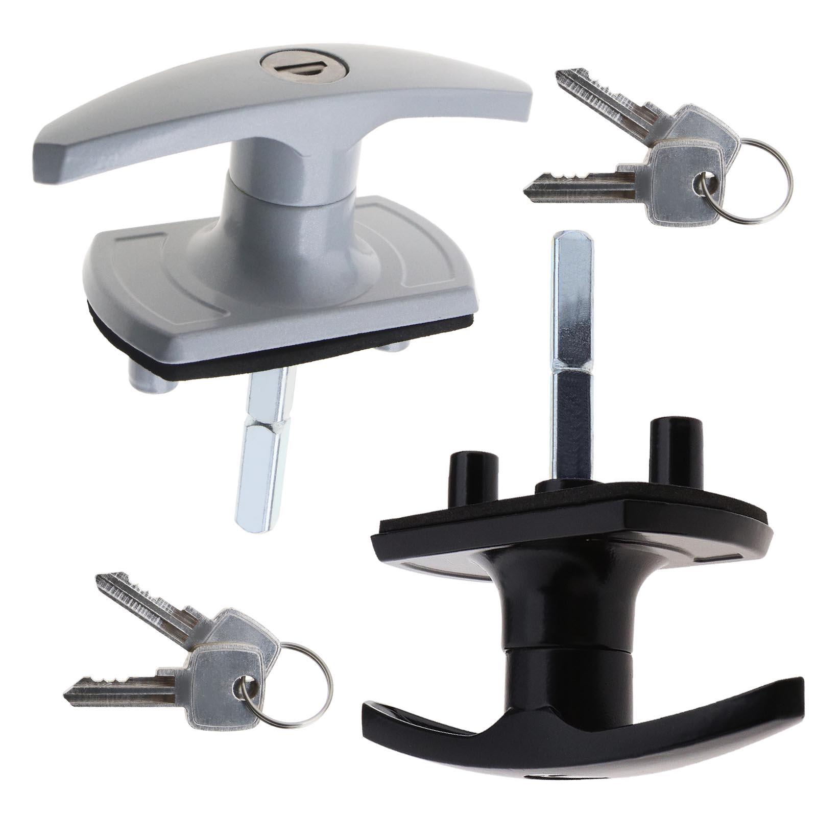 Garage Door Lock THandle 50/75mm Shaft For HENDERSON,CARDALE eBay