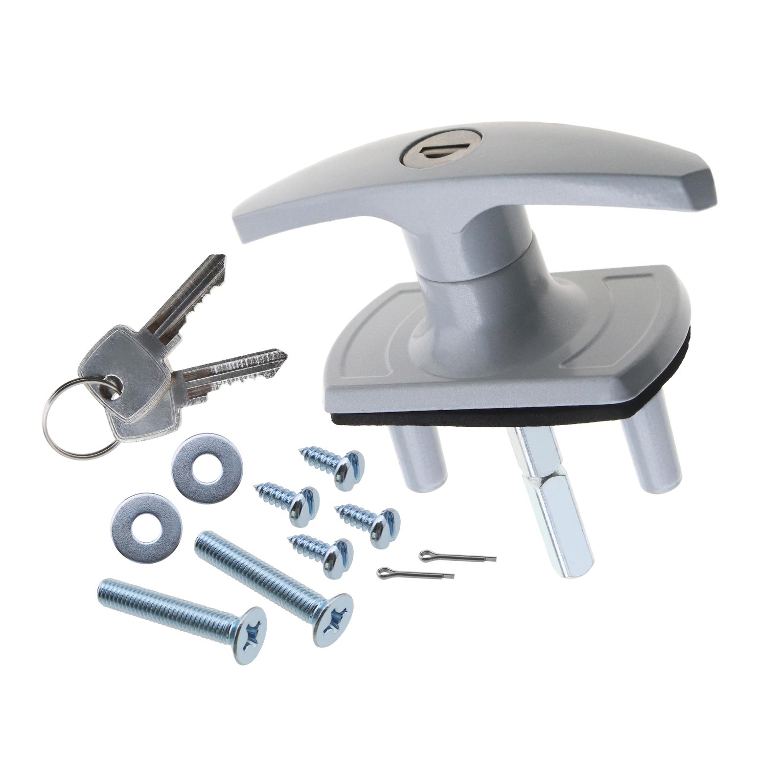 Garage Door Lock THandle 50/75mm Shaft For HENDERSON,CARDALE eBay