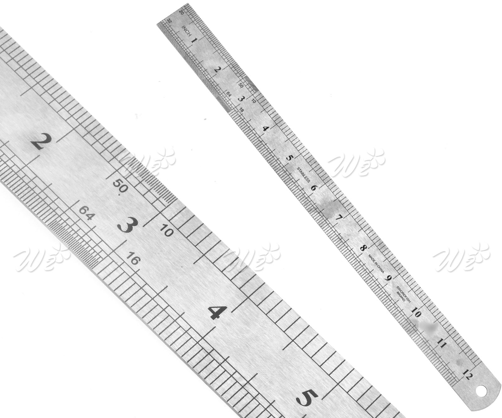 Drawing Lines With A Ruler : Stainless steel ruler drawing stationery double sided