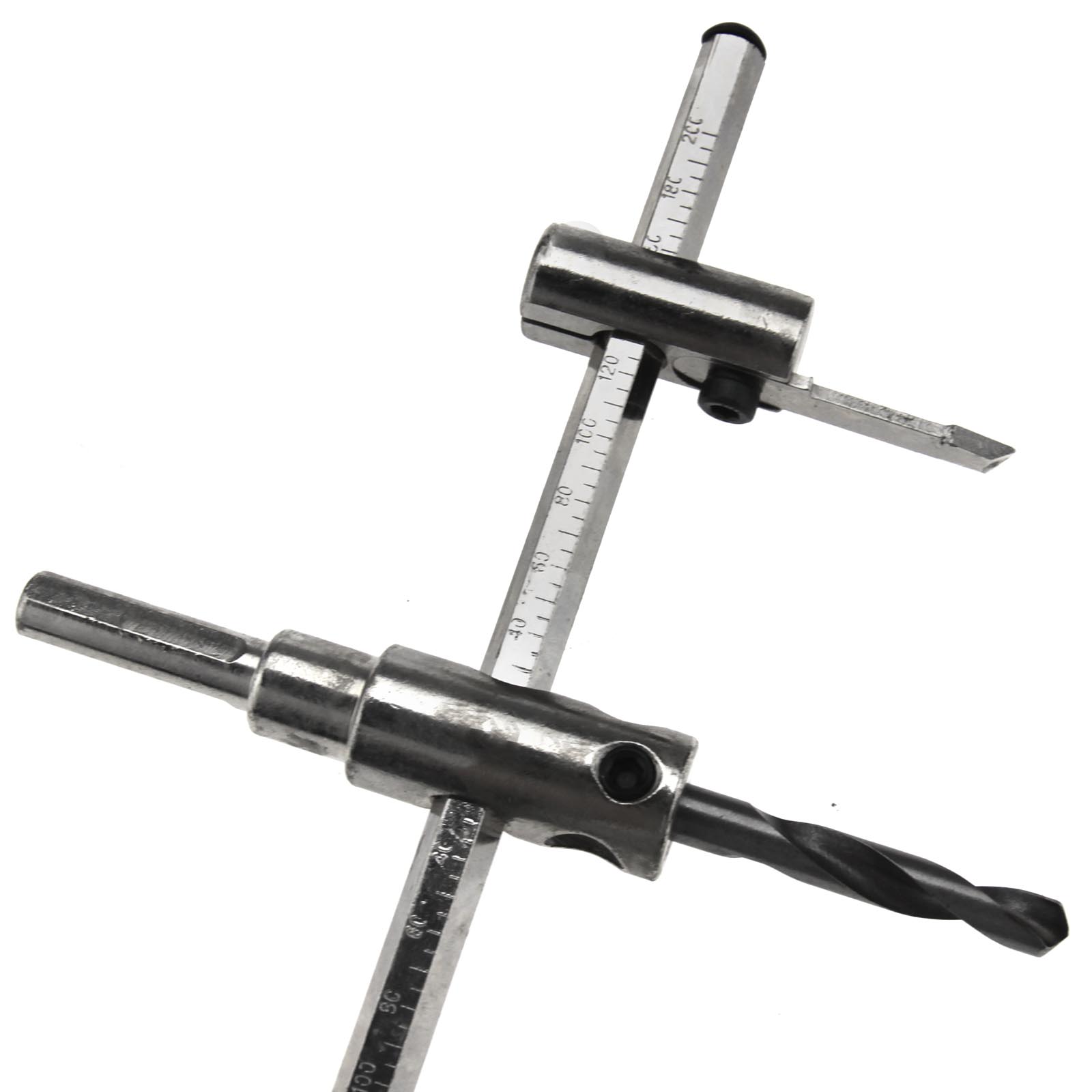 40200mm Circle Cutter Adjustable Metal Wood Hole Saw Drill Bit With