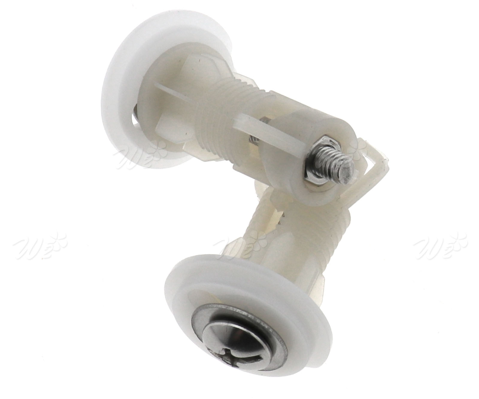 2pcs Top Toilet Cover Lid Seat Fixings WC Blind Hole Fitting White Screws