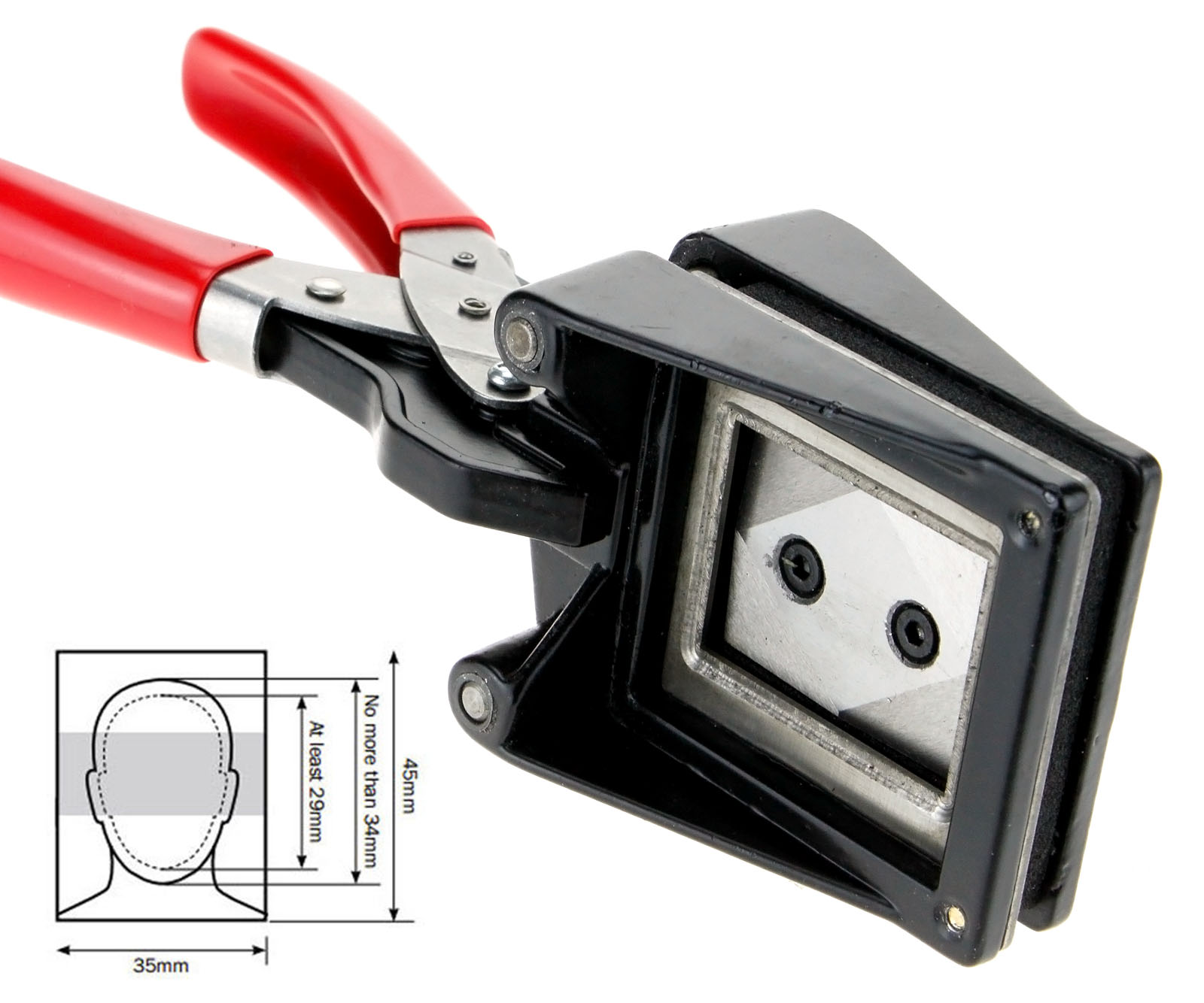 GB UK EU Passport ID Photo Cutter Handheld Picture Punch 35mm x 45mm eBay