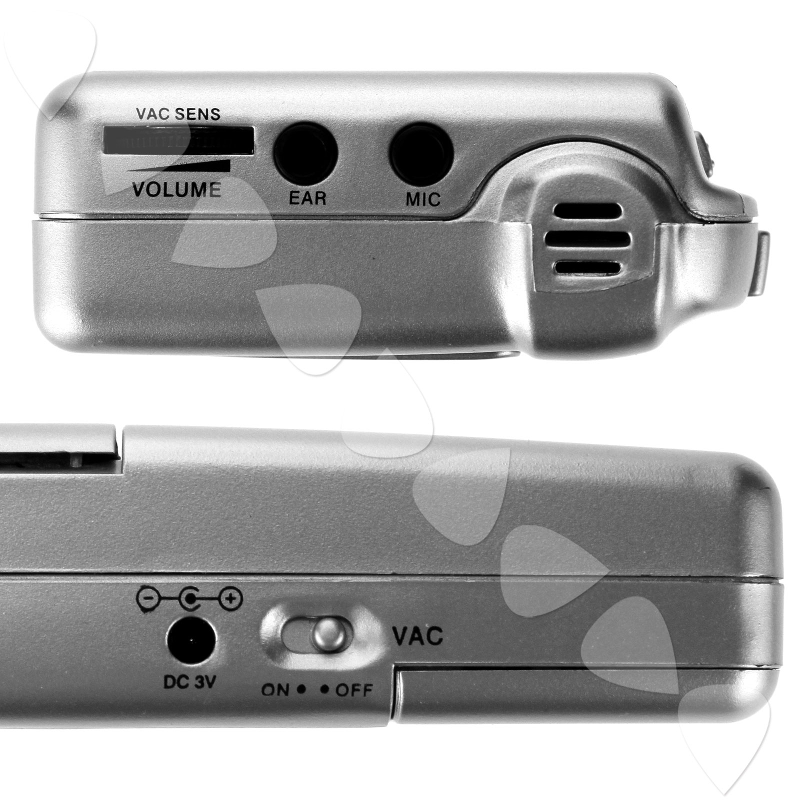 MICRO CASSETTE ACTIVATED SPEAKER RECORDER VOICE DICTAPHONE PLAYER WITH