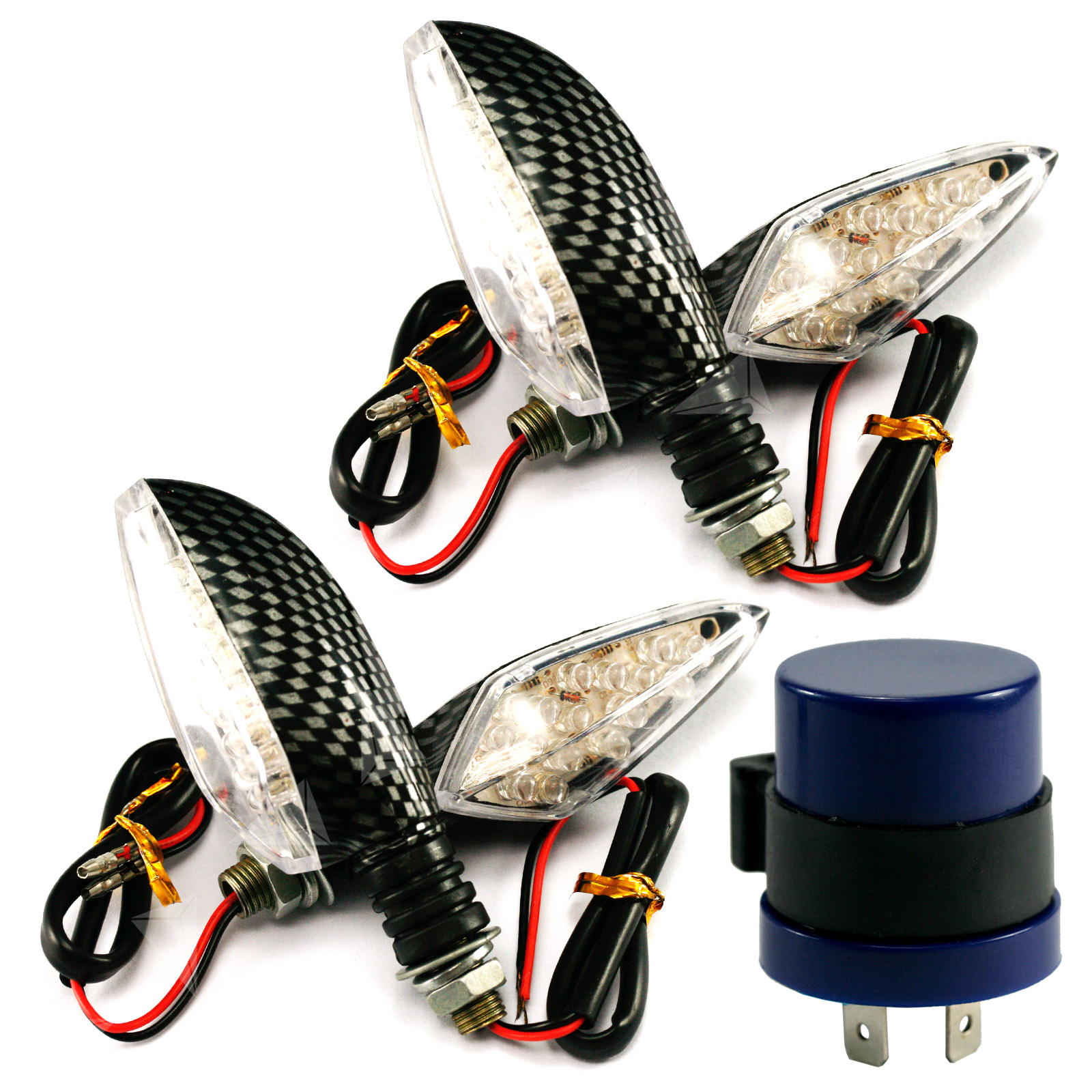 Motorcycle Indicator 12v Flasher Relay Motorbike LED Turn Signal Unit