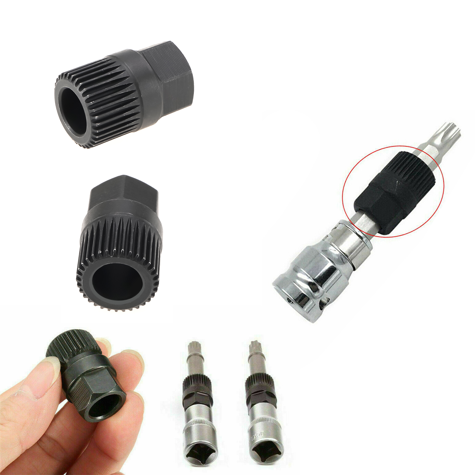 Ford galaxy alternator pulley removal tool #4
