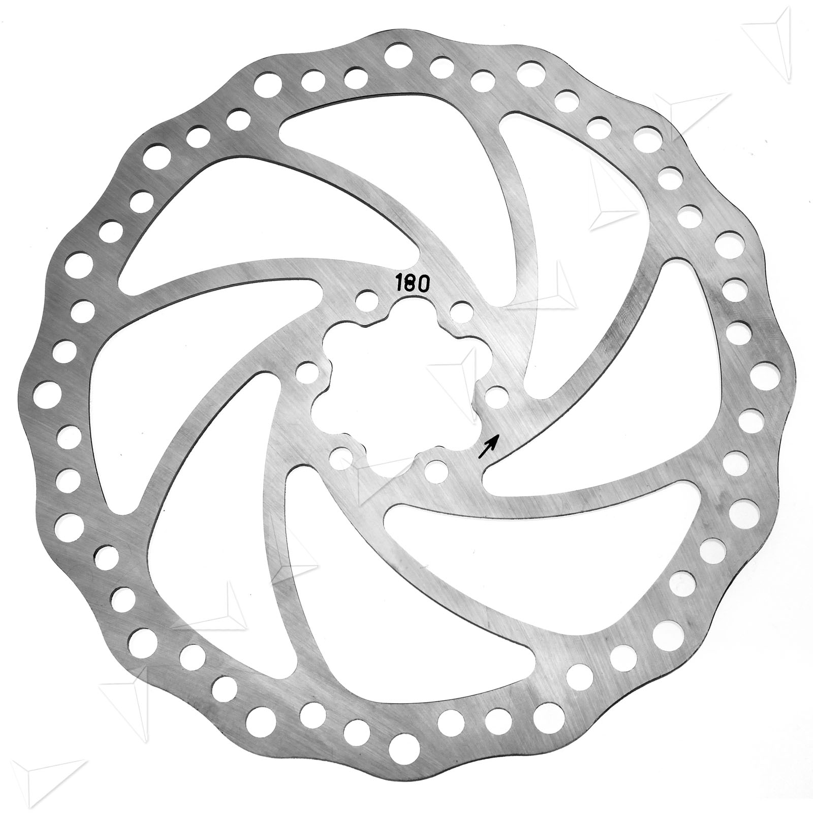 New Bike Bicycle Disc Brake Rotors Cycling Clean Sweep Rotors 180mm