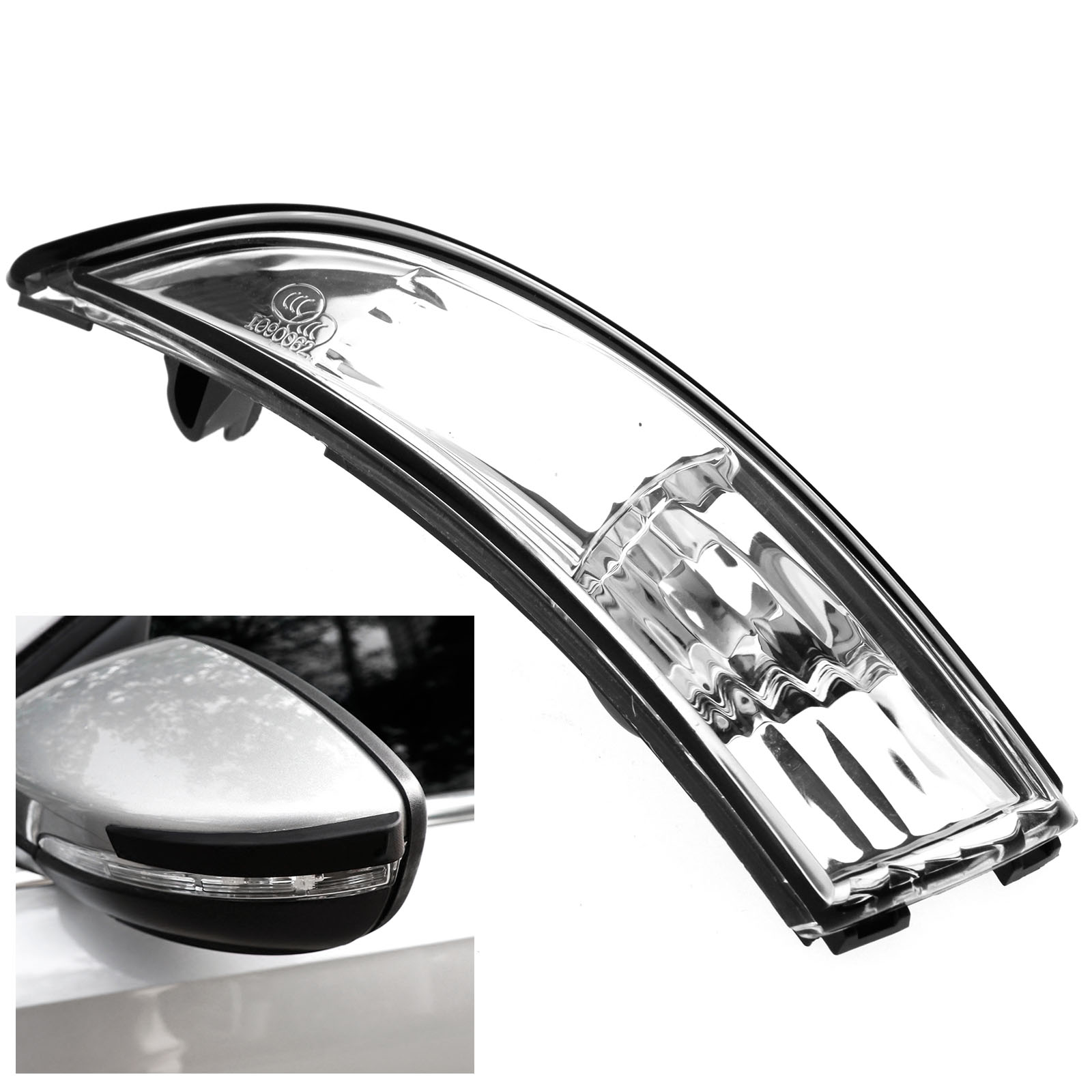Driver Side Ford Fiesta Mk8 2008 2014 Door Wing Mirror Indicator Cover
