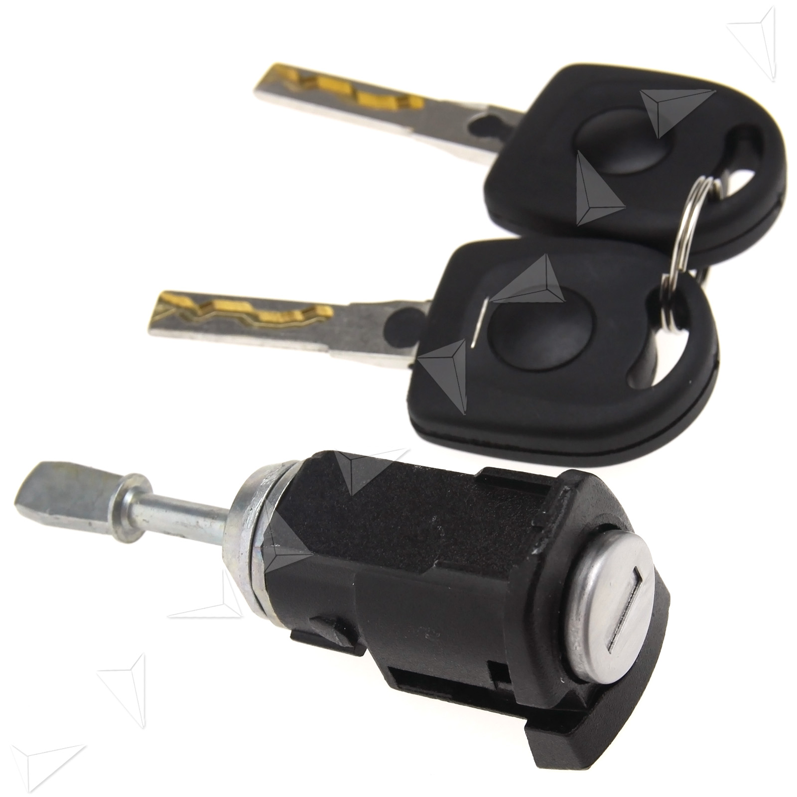 Car Front Door Lock Barrel Set Right with 2 Keys For VW Fox 0514 OEM 1U0837168 eBay