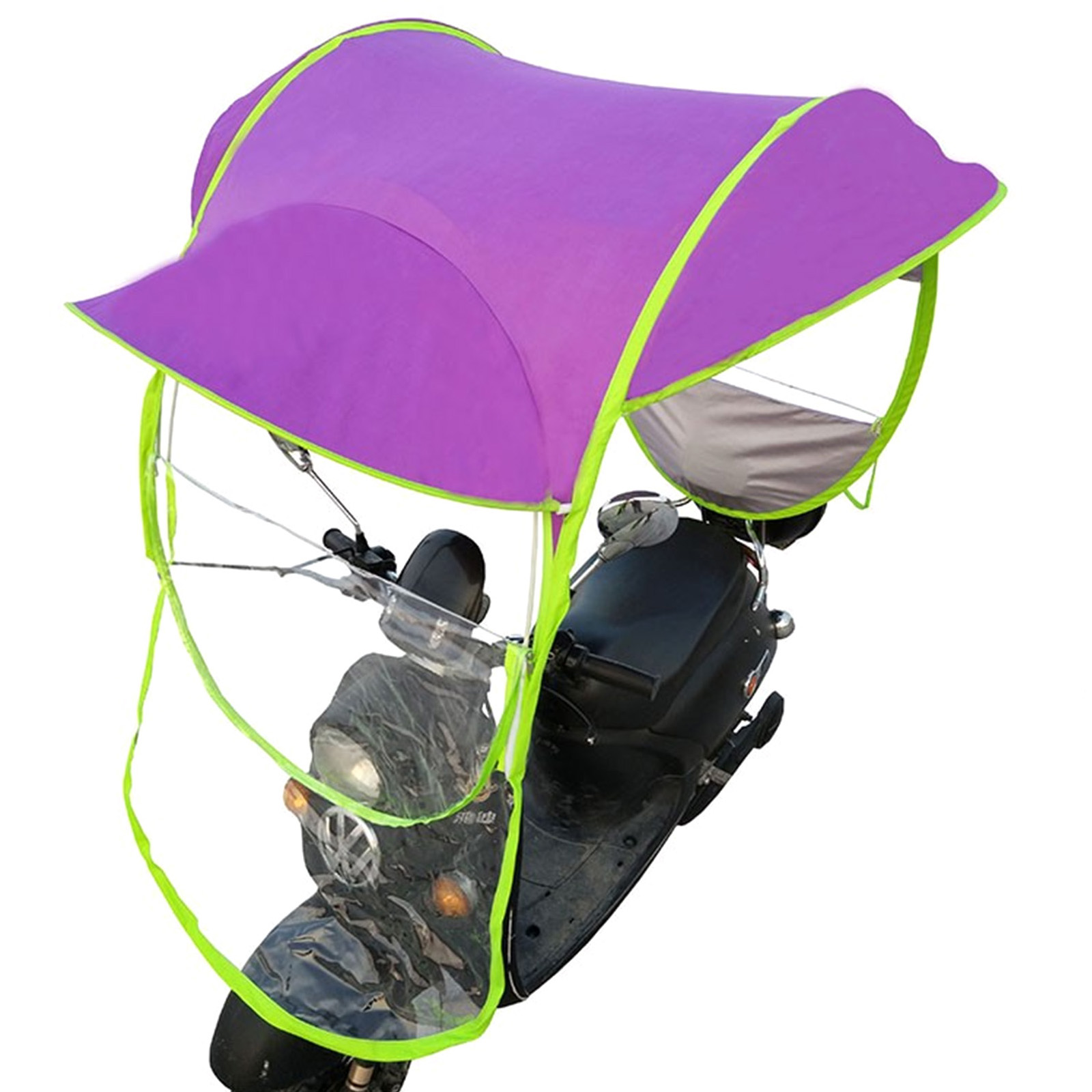 Car Motor Scooter Umbrella Mobility Sun Shade Rain Cover Safe DIY Blue