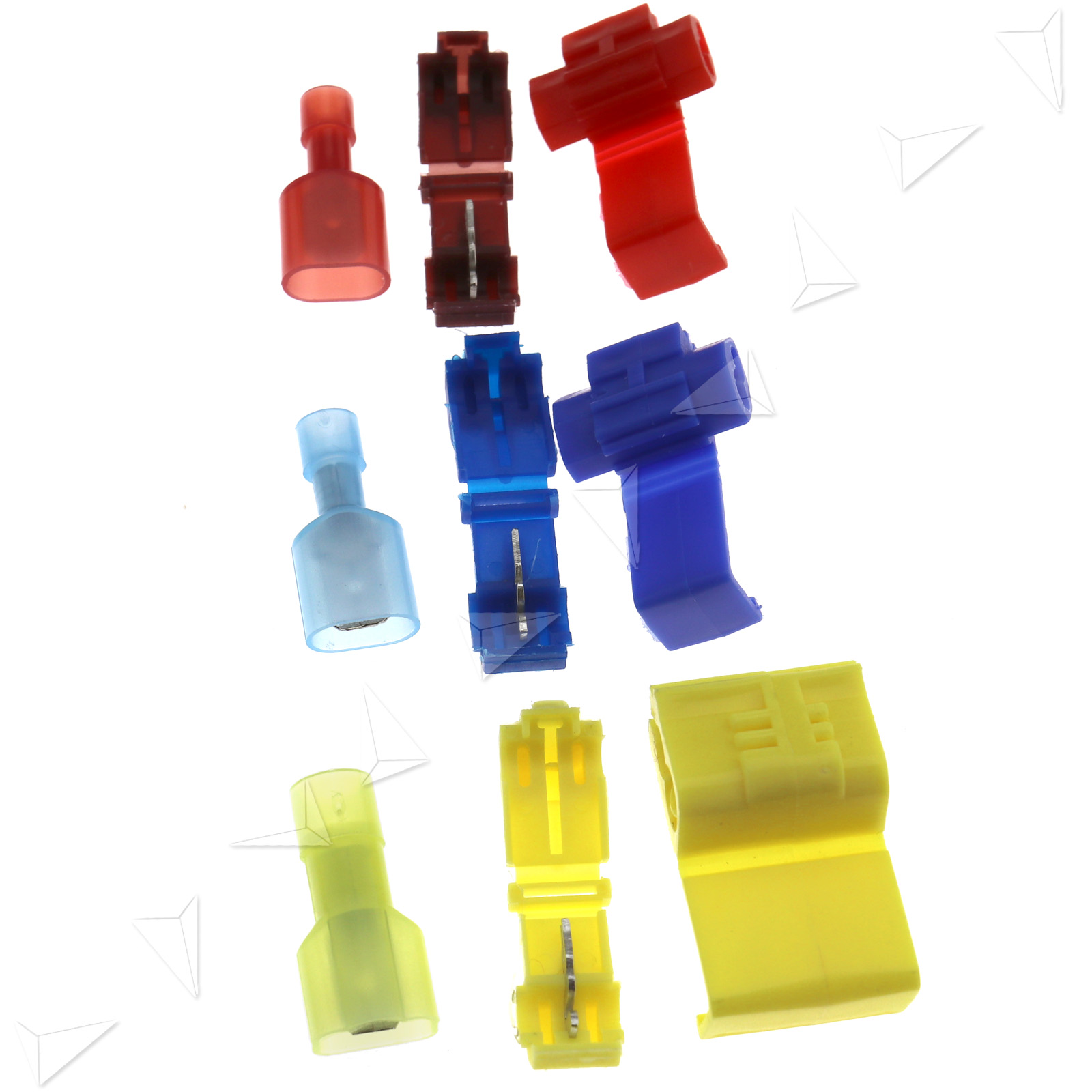 90 x Car Audio Quick Splice Lock Wire Terminals Connectors Electrical