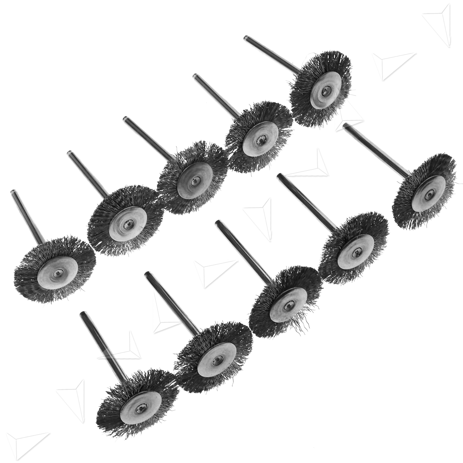 10pcs 22mm Wire Wheel Polish Brushes Tool For Rotary Grinder