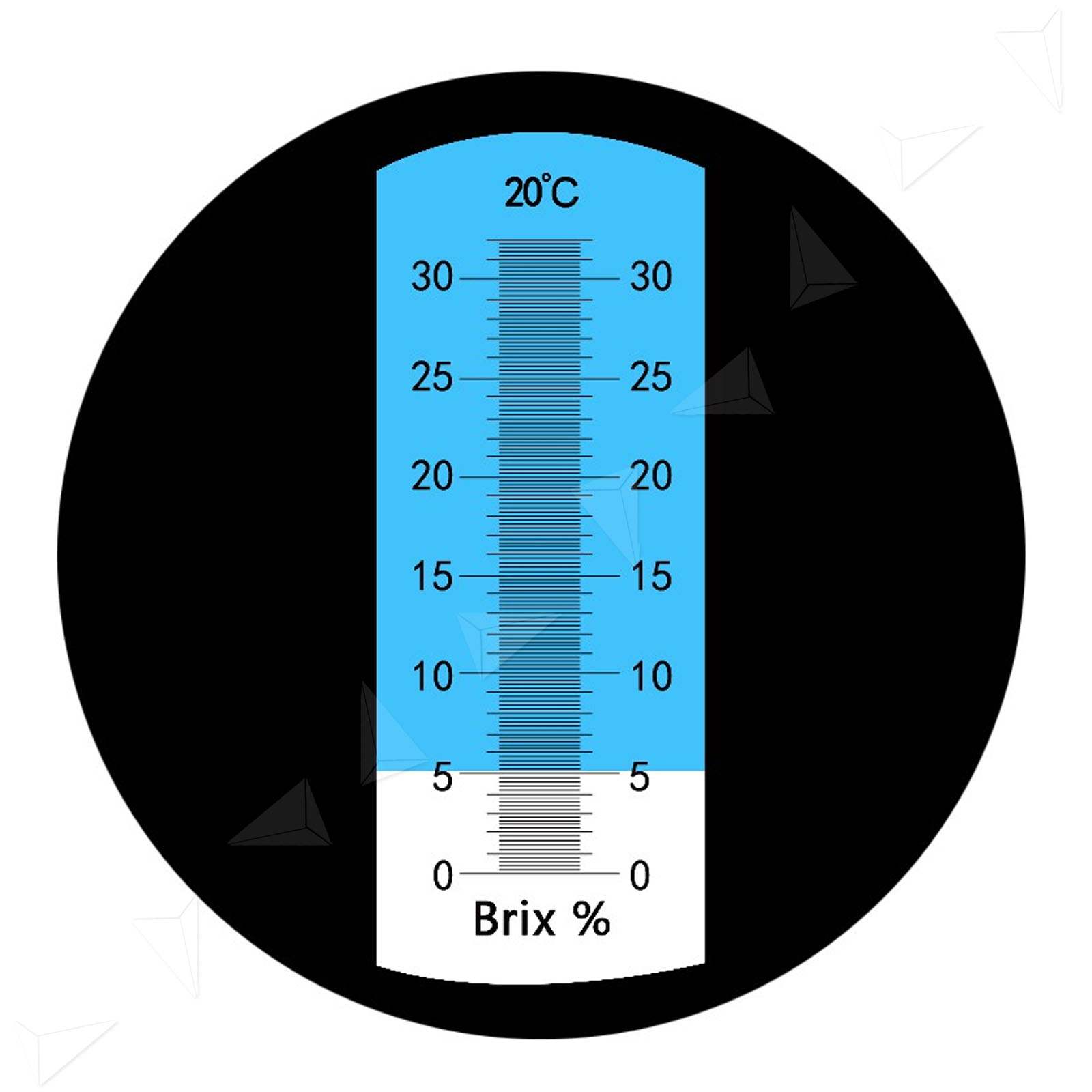 ATC Beer Sugar Wine Wort 032 Brix Scale Tester Refractometer with