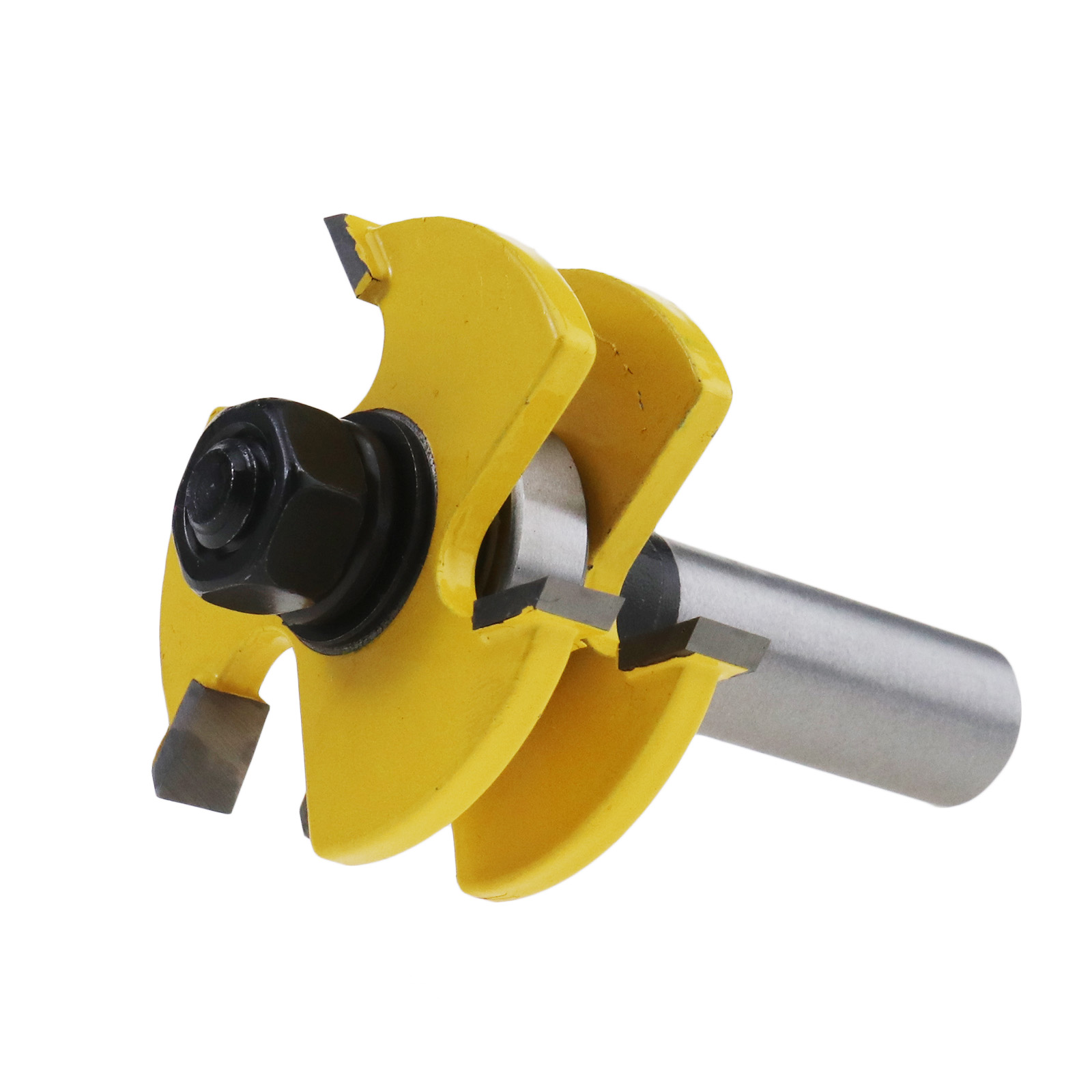 2X 1/2 Inch Shank Tongue & Groove Router Bit Set 3 Teeth Tshape Wood Milling eBay