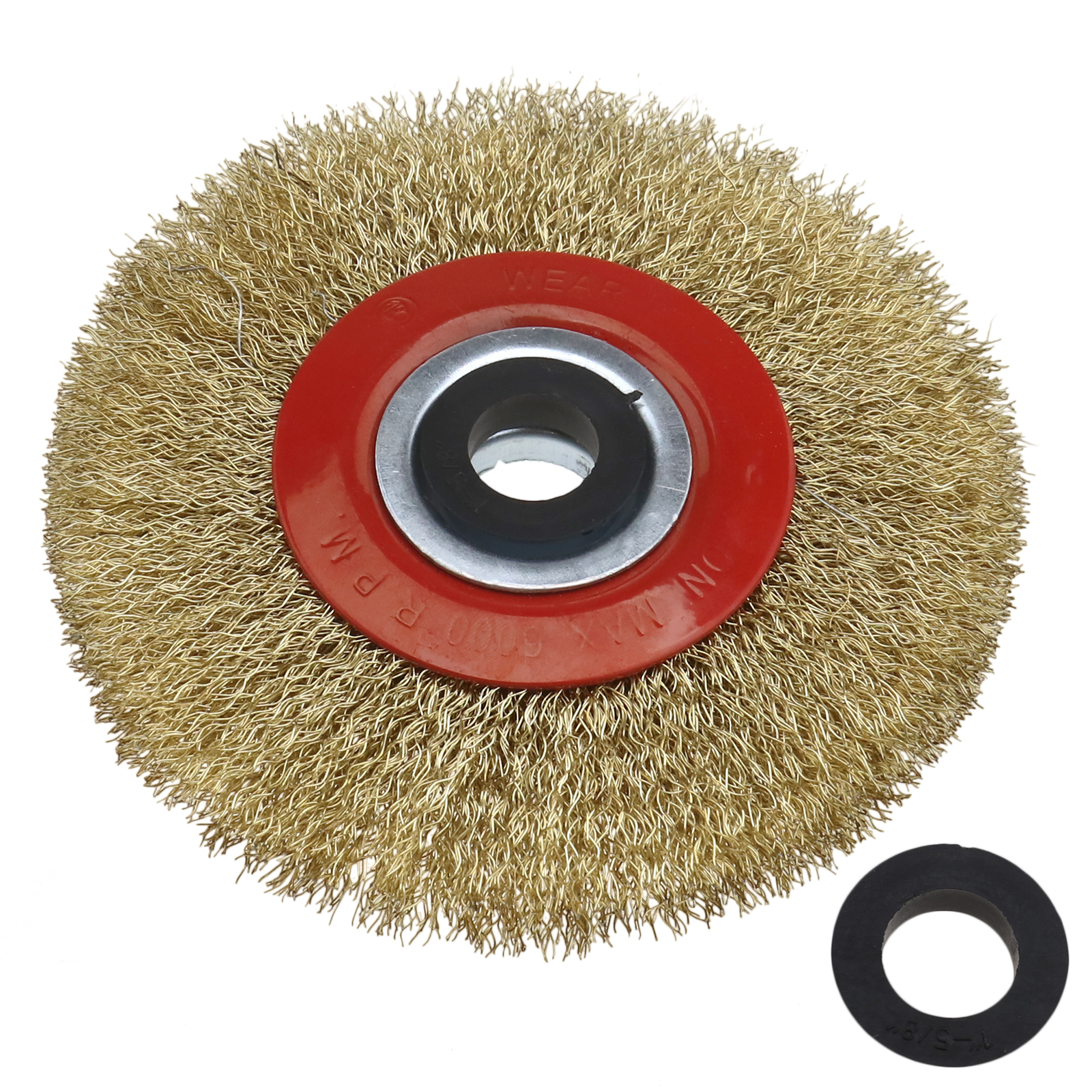 125/150/200mm Bench Grinder Wire Brush Wheel+ 5/8"/7/8"/1 