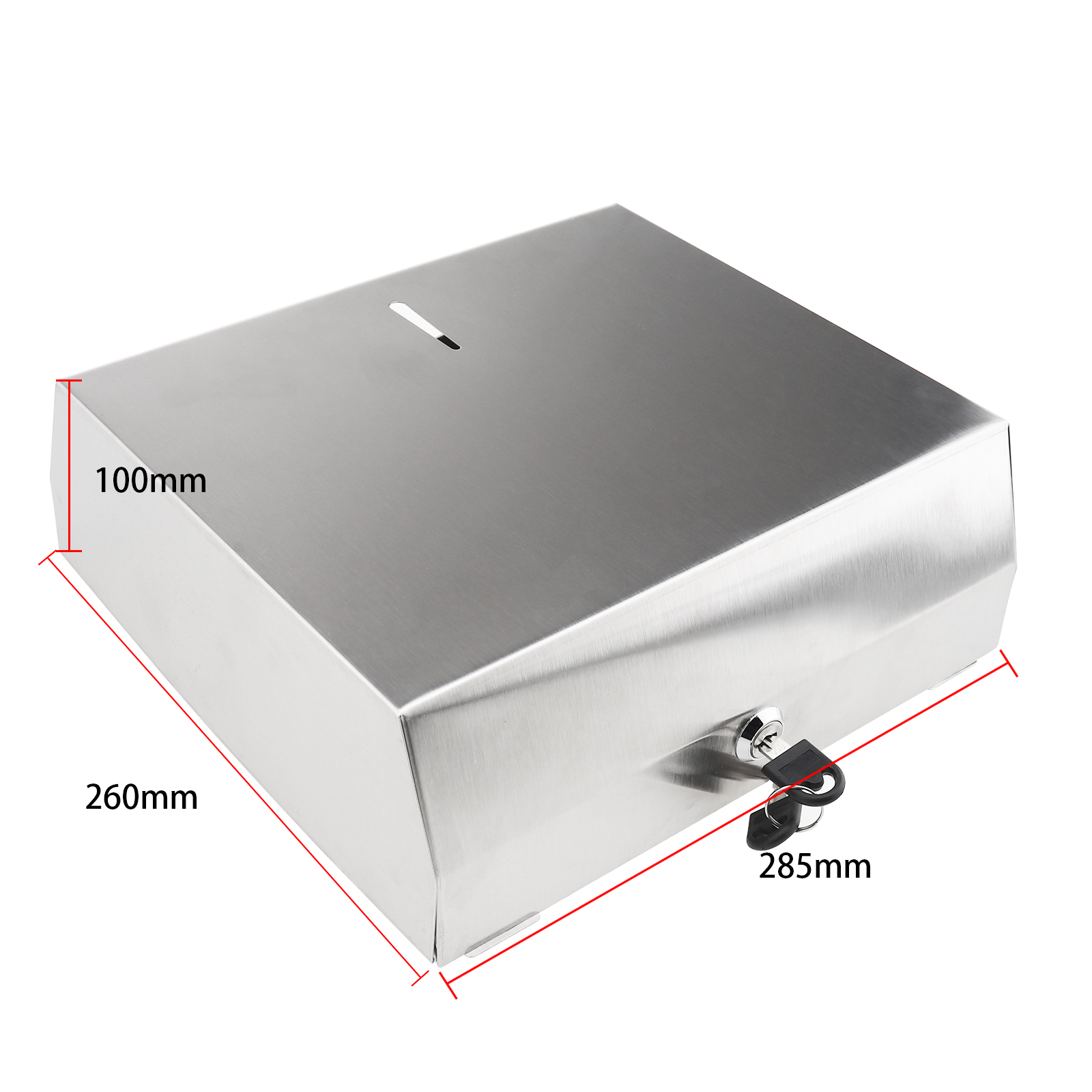 201 Stainless Steel Wall Mount C Fold Paper Towel Dispenser with Lock