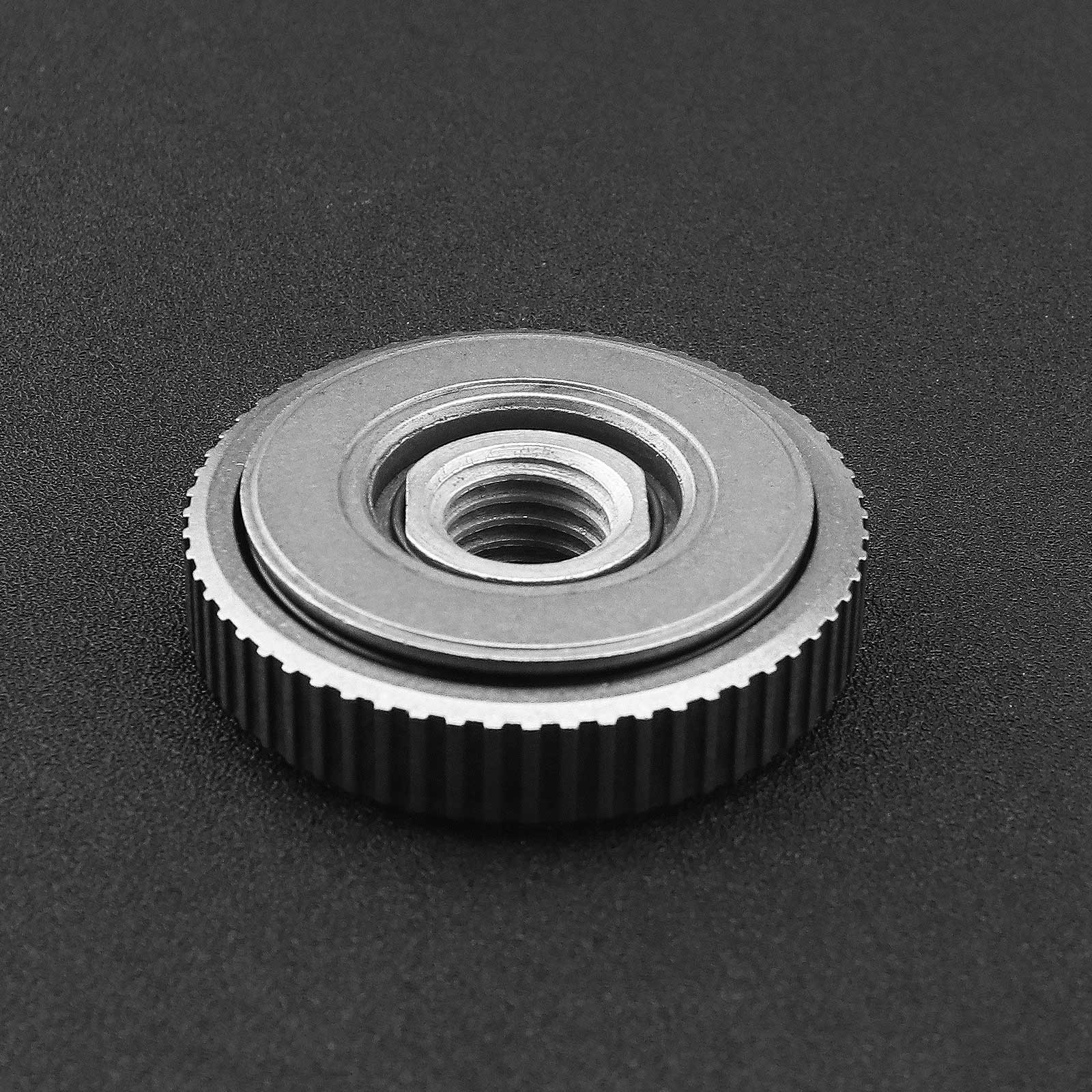 M14 Angle Grinder Quick Release Nut 45 Steel for Cup Wheel Disc Fixing