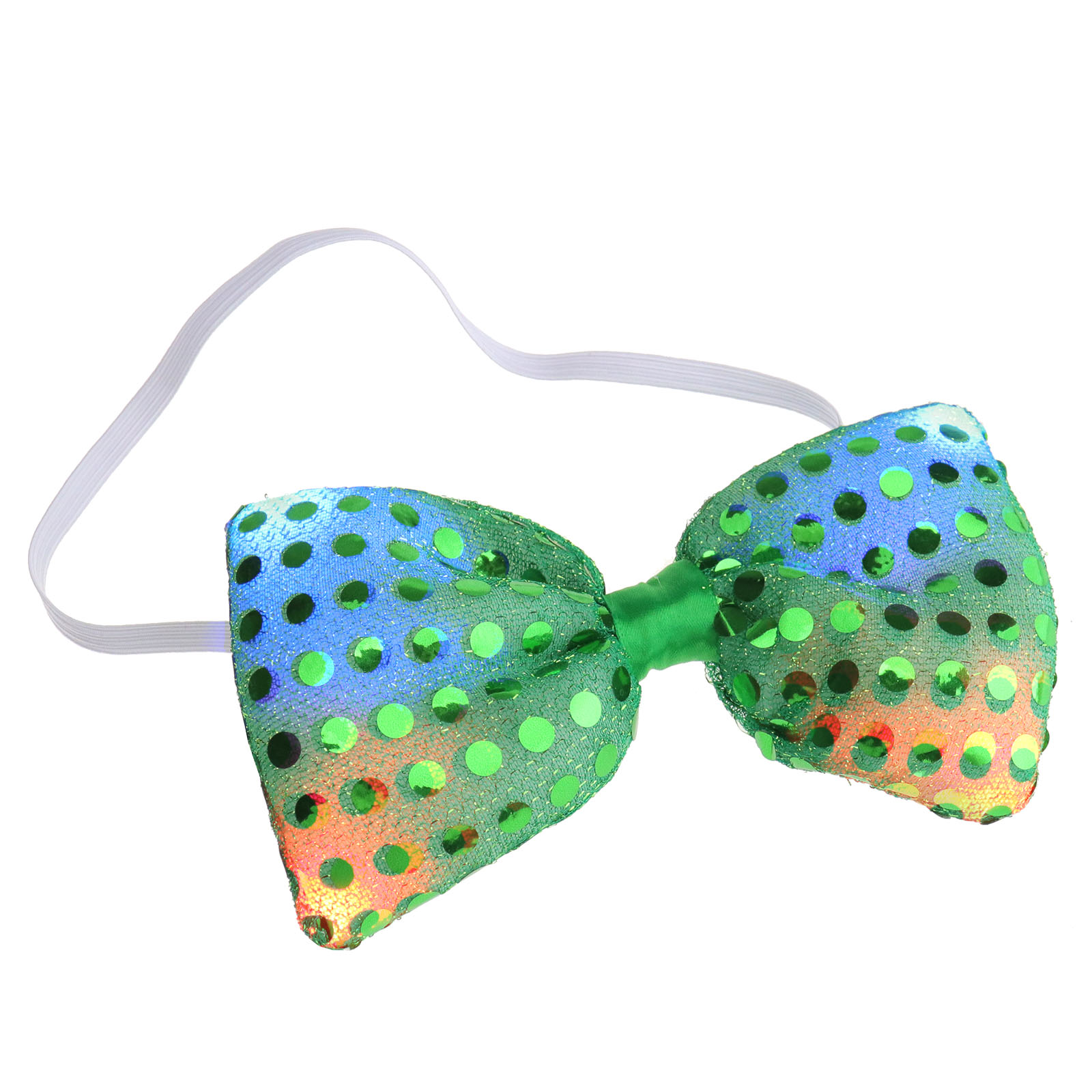 Phantasie LED Blinklicht Pailletten Bowtie Krawatte Fliege Hochzeit Gut
