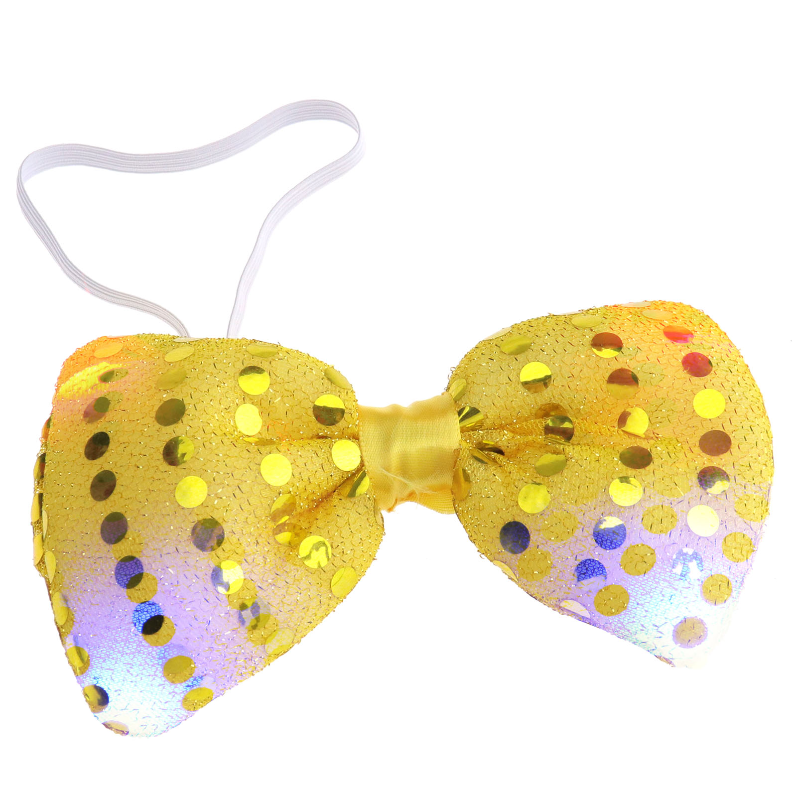 LED Flashing Lighting Sequin Bowtie Party Bow Tie Light Up Bow Tie Party Fun