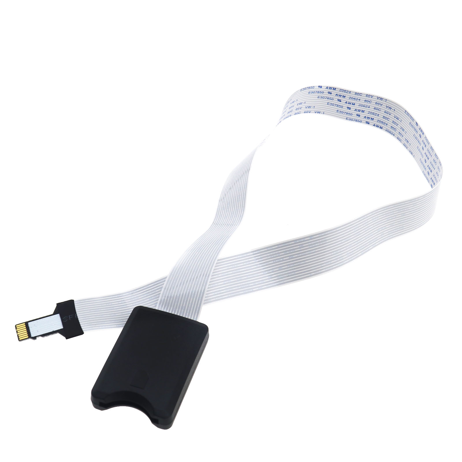 Flexible TF Micro SD To Micro SD Extension Cable Extender For Car GPS