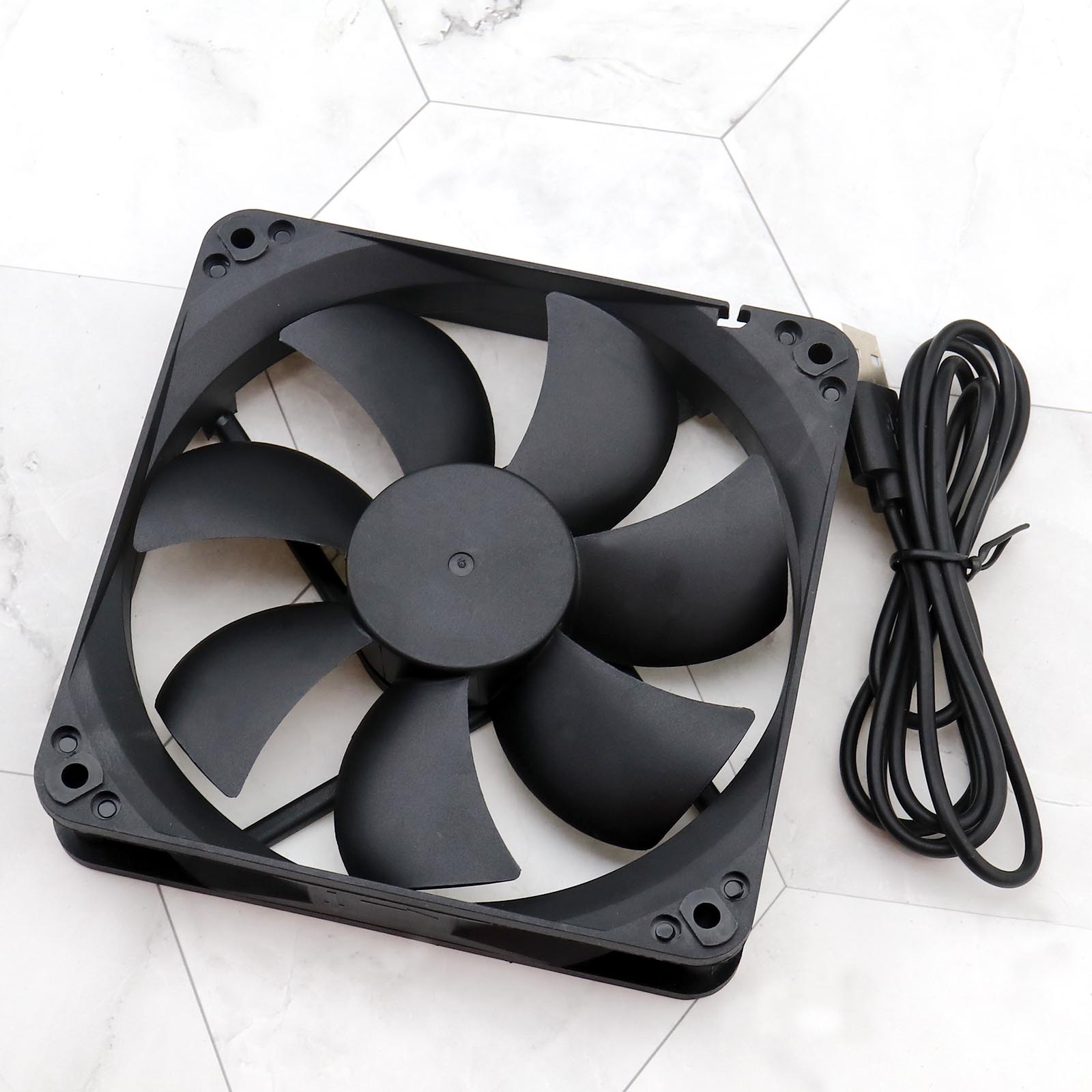 2PCS 120 MM Fan USB Powered Fan Portable PC Cooling Blower 5V USB