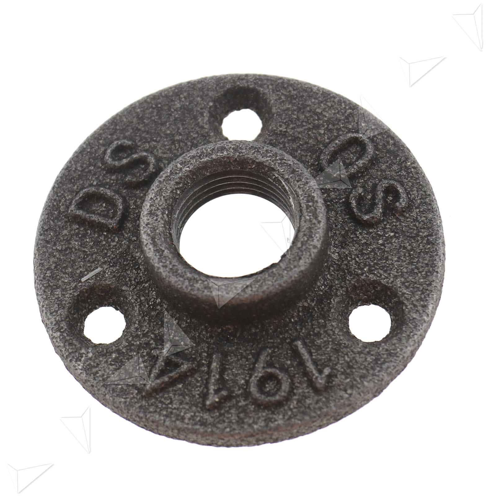 Furniture Pipe Fittings Decorative Malleable Iron Floor Wall Flange