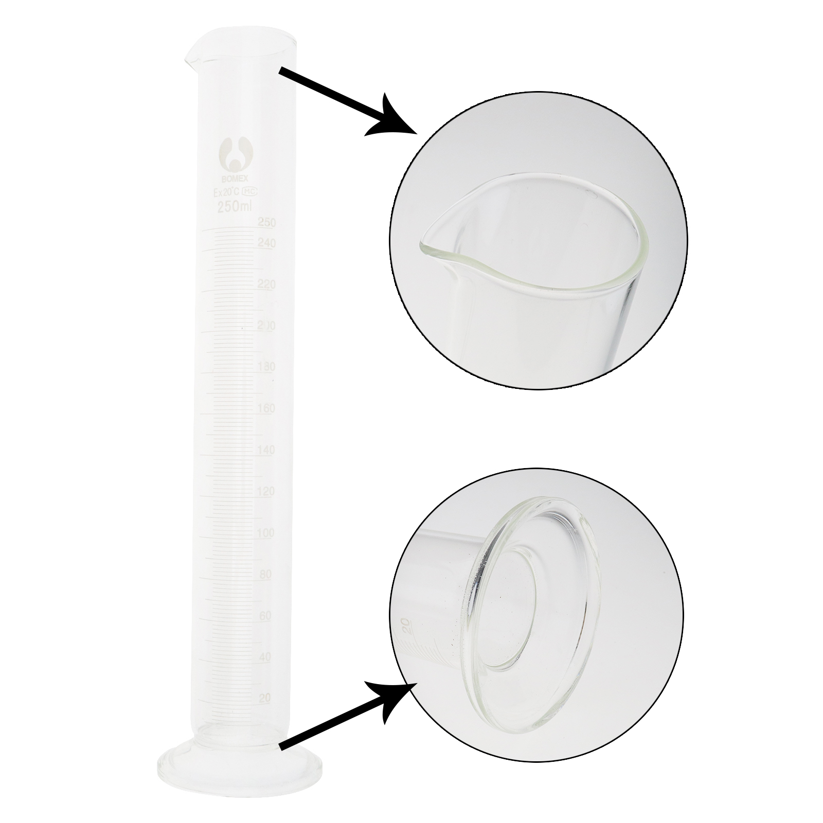 Glass Cylinder Test Jar Proof Hydrometer Combo For Homebrew Moonshine